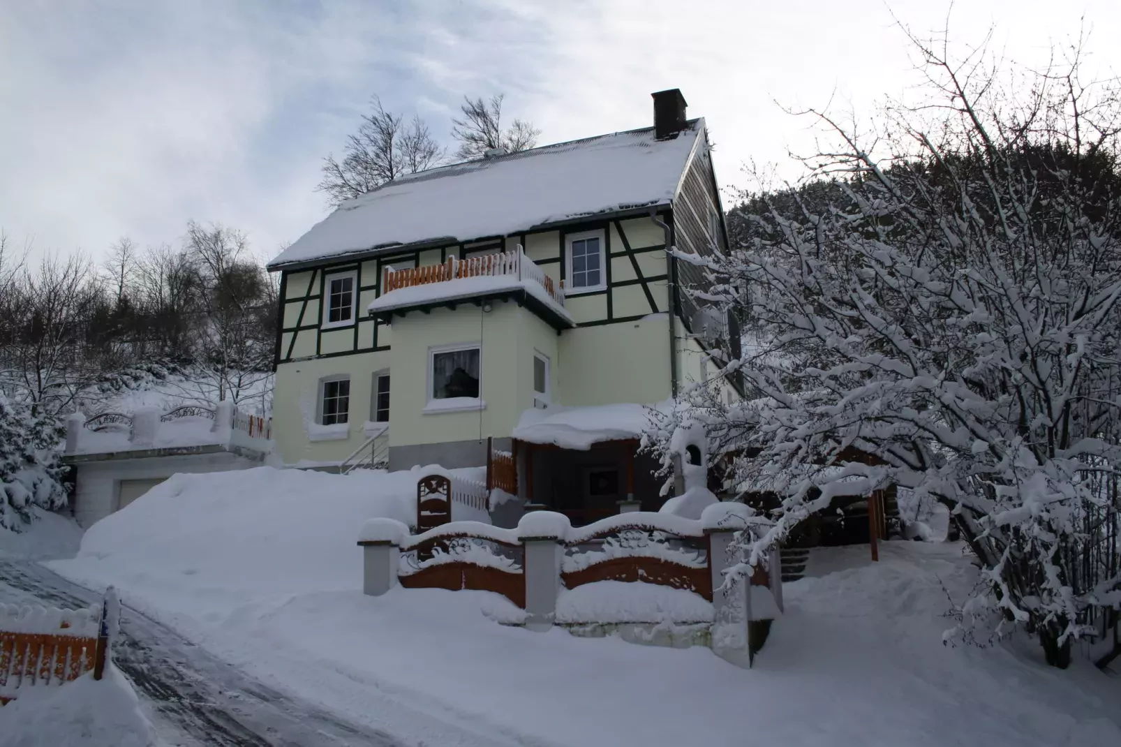 Ferienhaus-Königsalm-Extérieur hiver