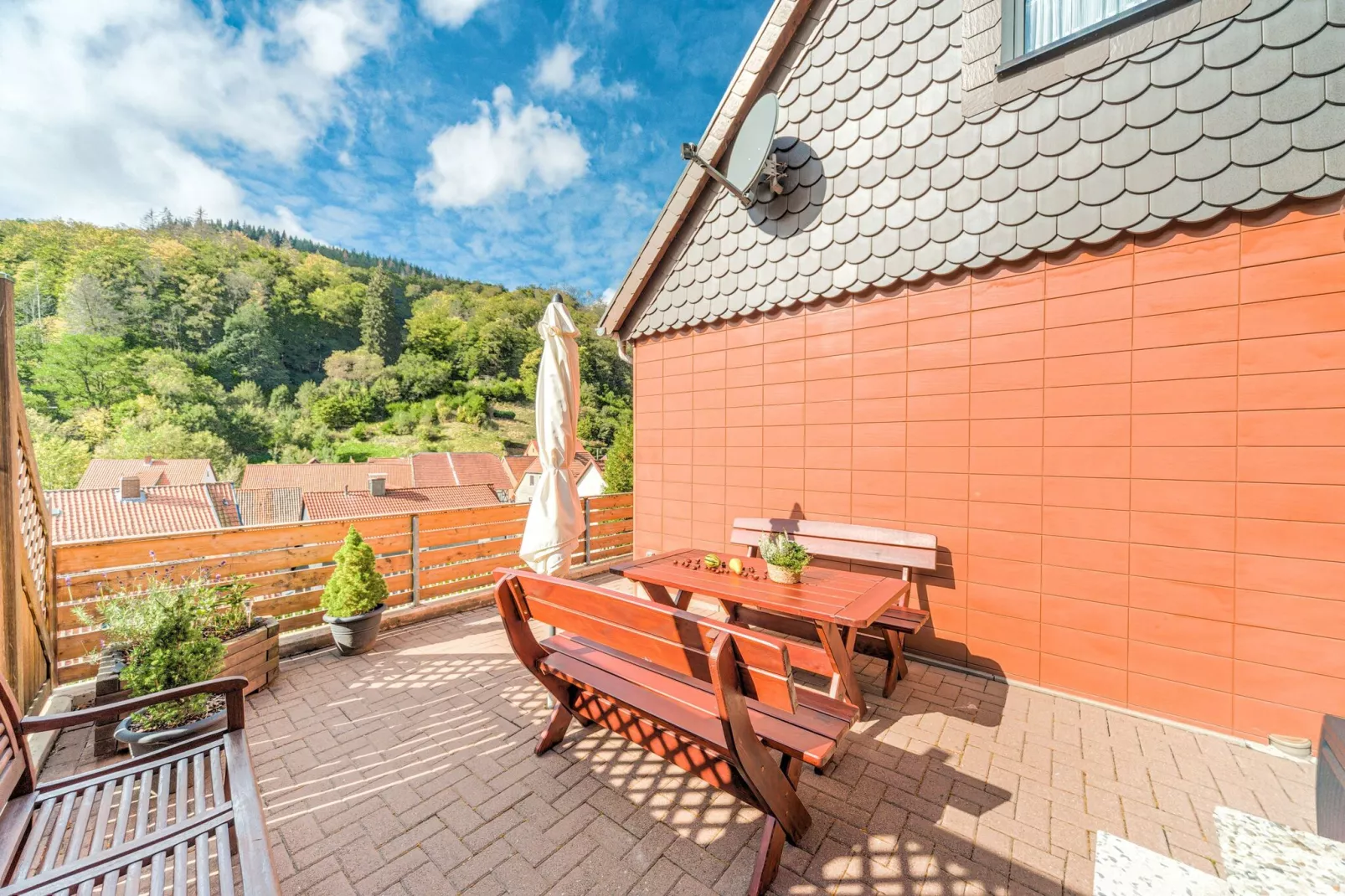 Zorge im Harz-Terrace balcony
