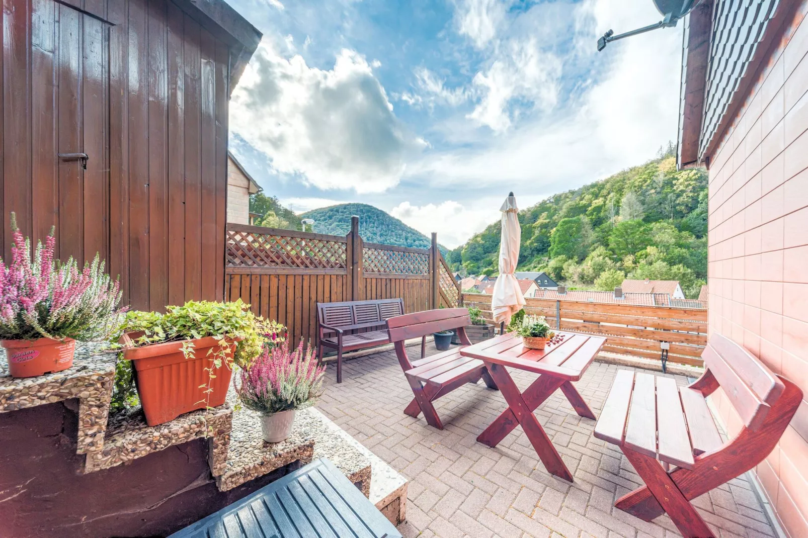 Zorge im Harz-Terrace balcony