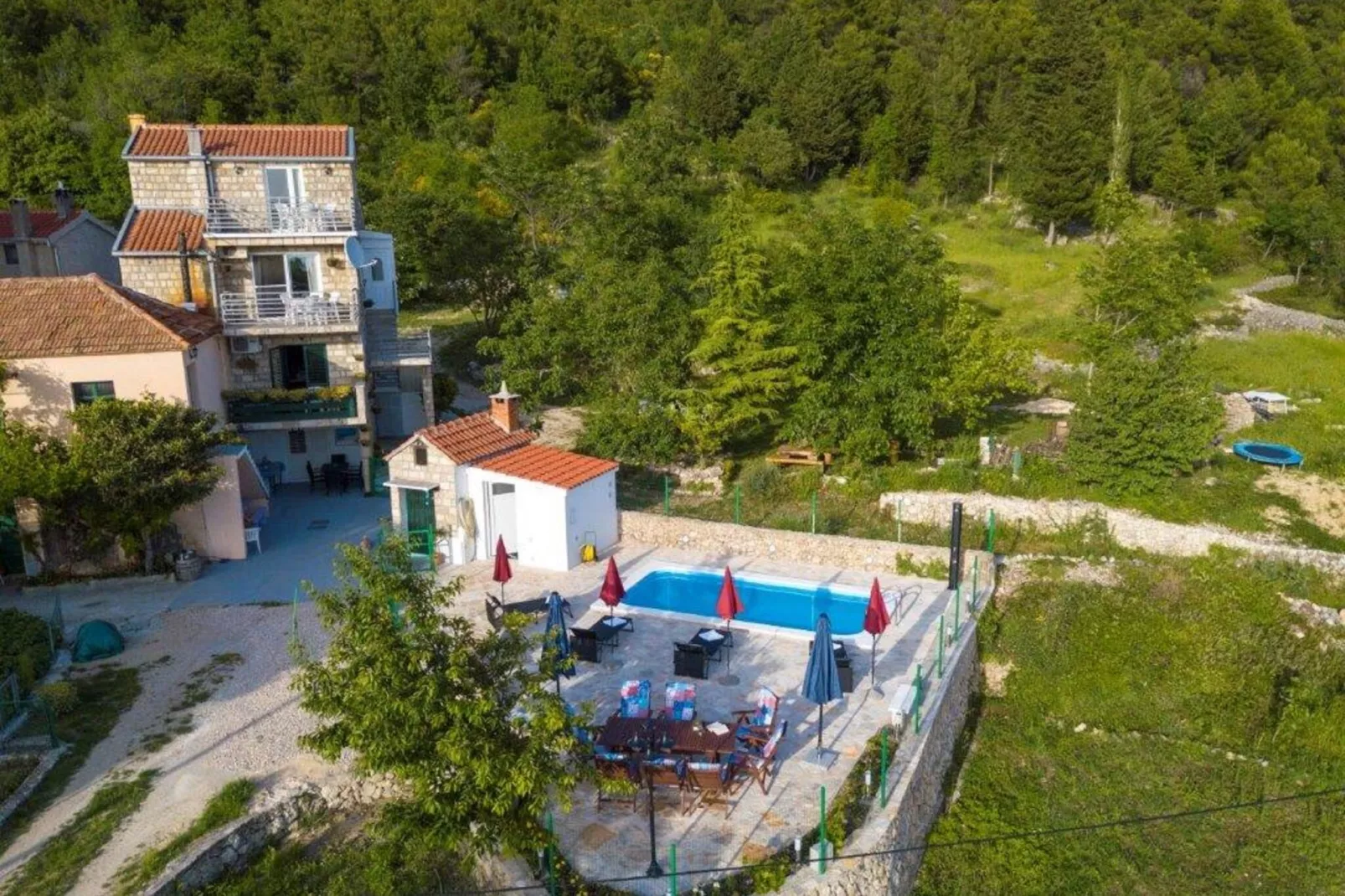 Villa Ljubini Dvori-Extérieur été