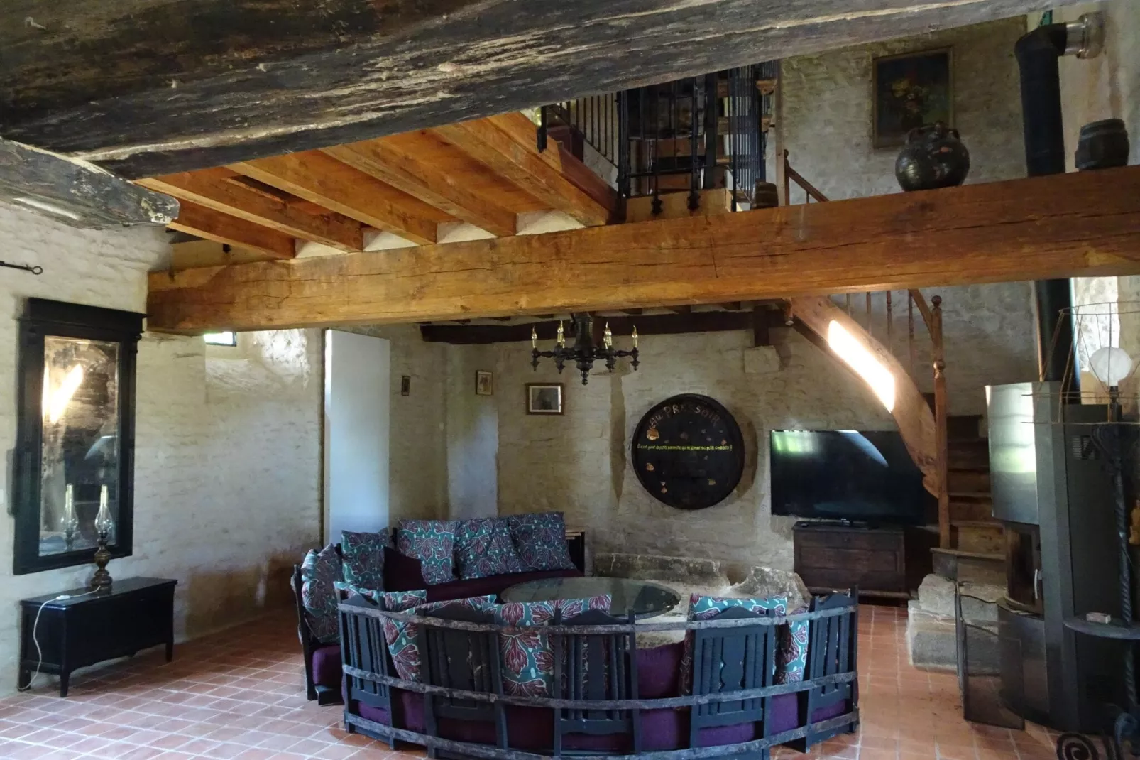 Holiday home in Saint Lô d'Ourville-Dining room