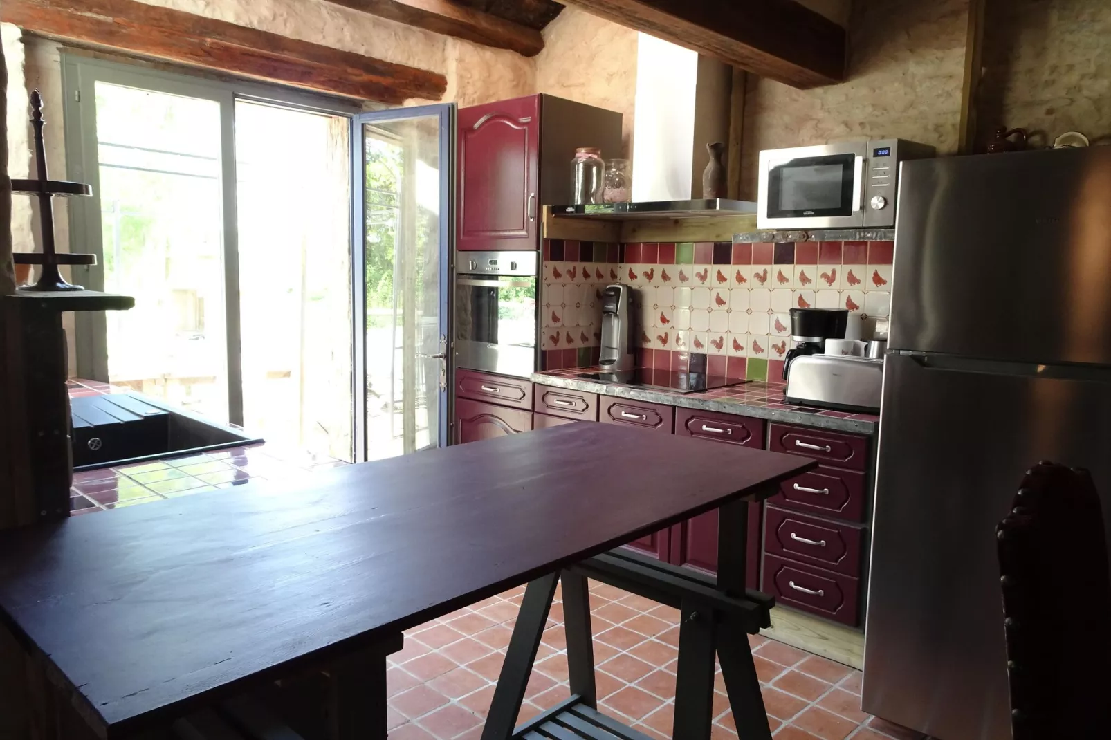 Holiday home in Saint Lô d'Ourville-Kitchen