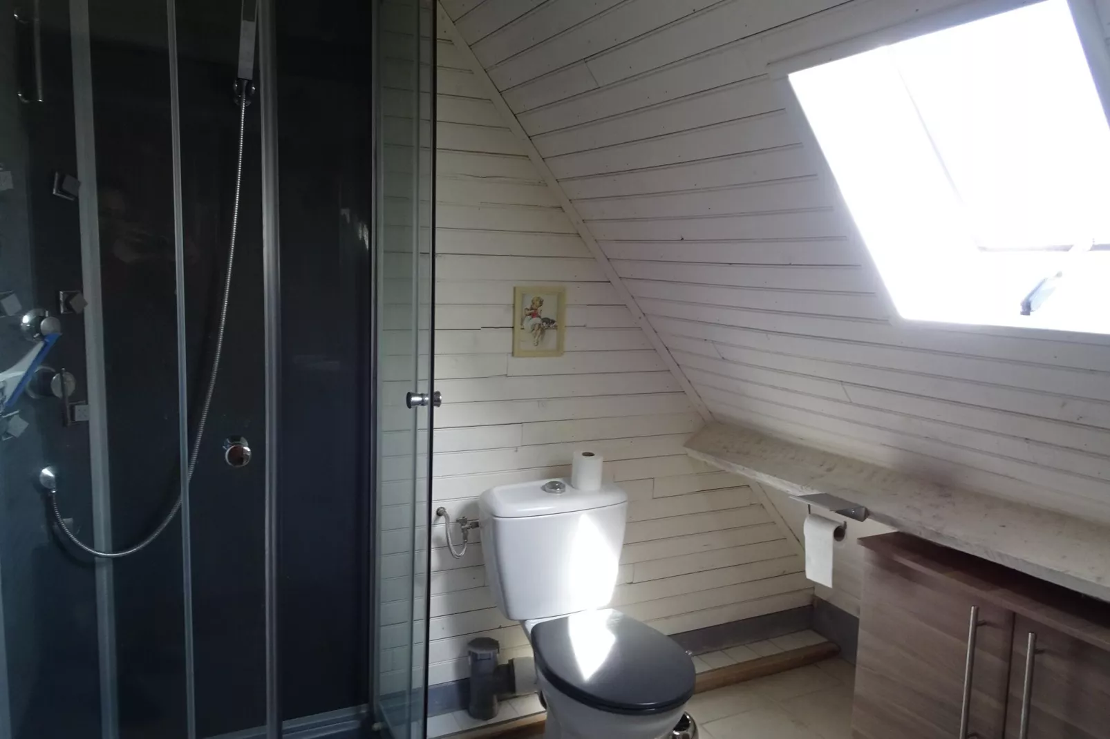Holiday home in Saint Lô d'Ourville-Bathroom