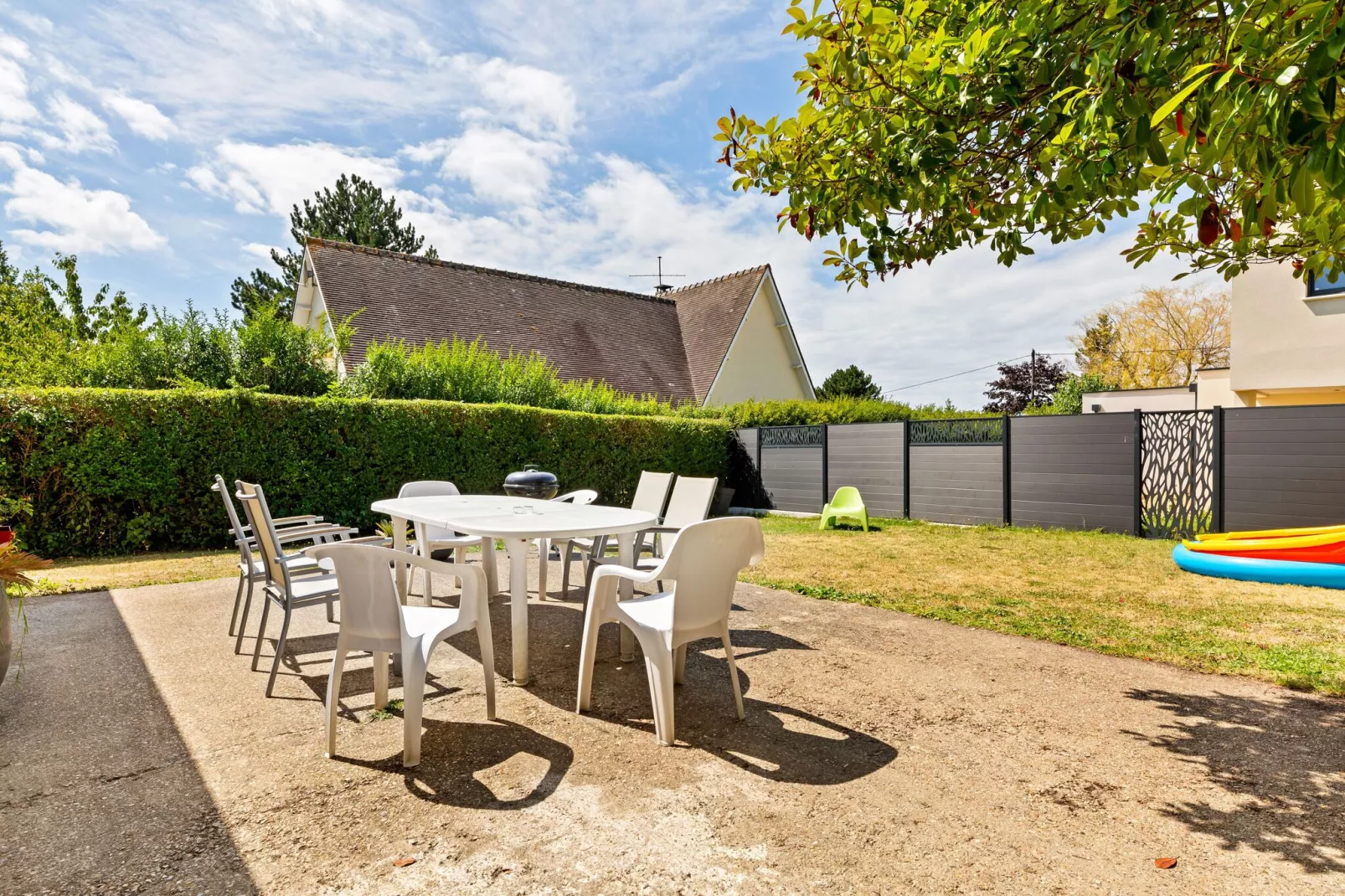 Villa 10 pers près Deauville-Terrassenbalkon