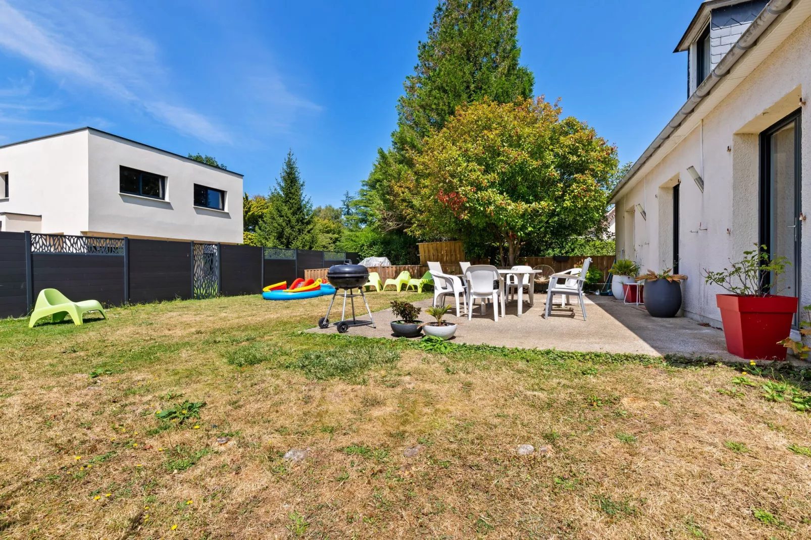 Villa 10 pers près Deauville-Gärten Sommer
