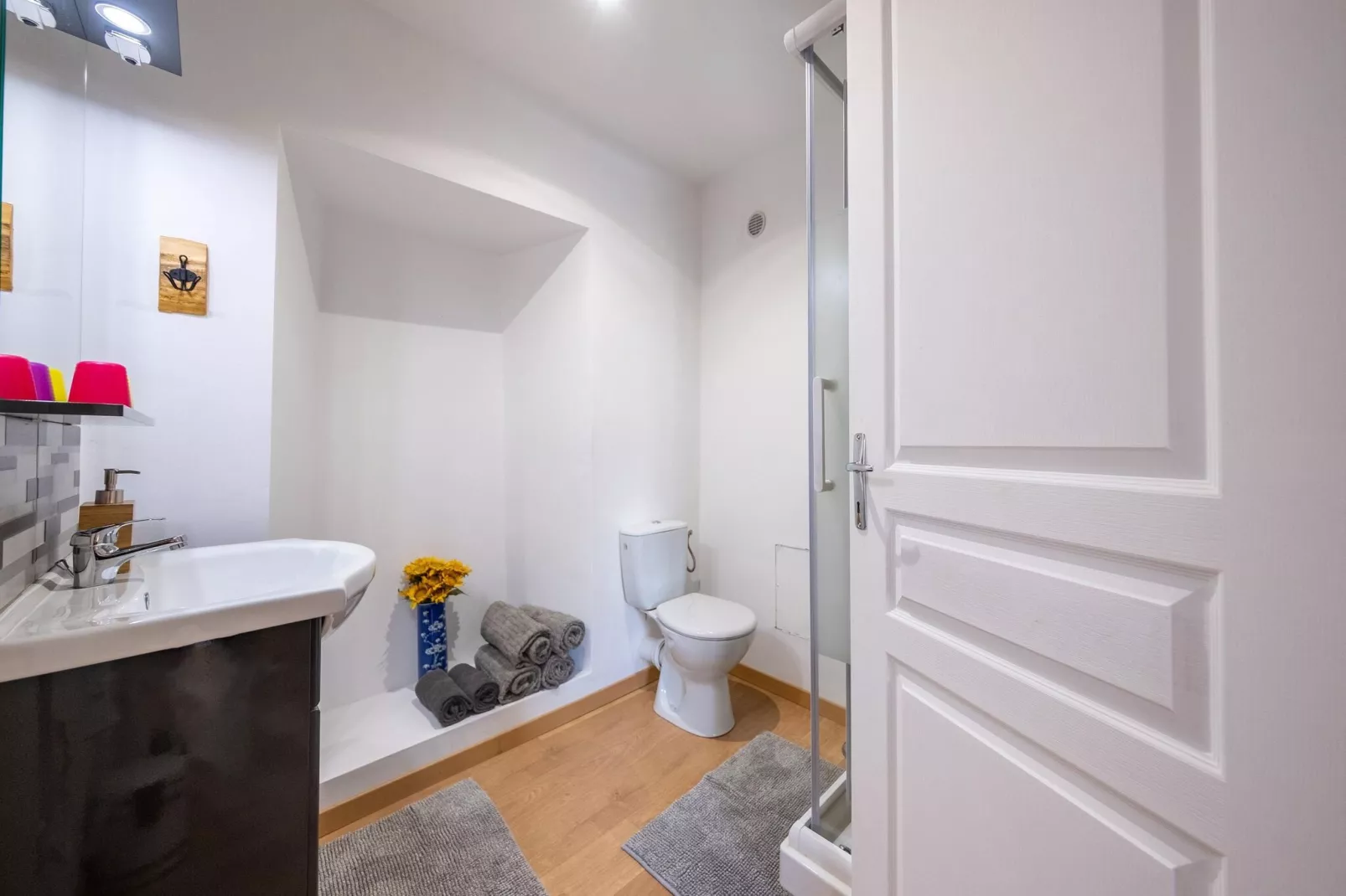La Petite Houssaye-Badezimmer