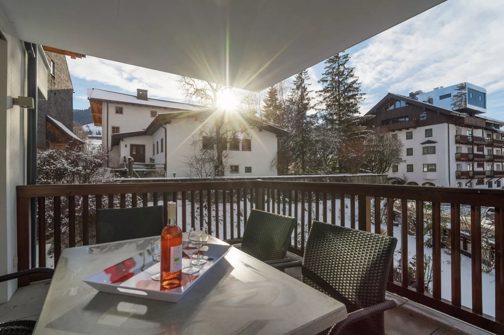 Apartment Schatzspitze-Terrace balcony