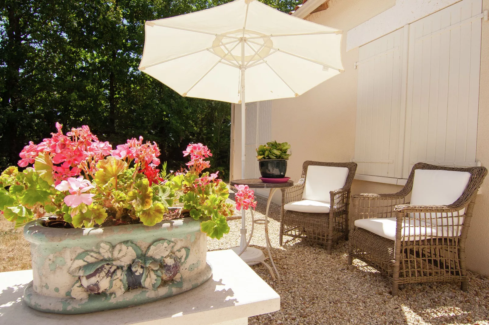 La Haute Prèze 34 près de la Dordogne-Terrassenbalkon