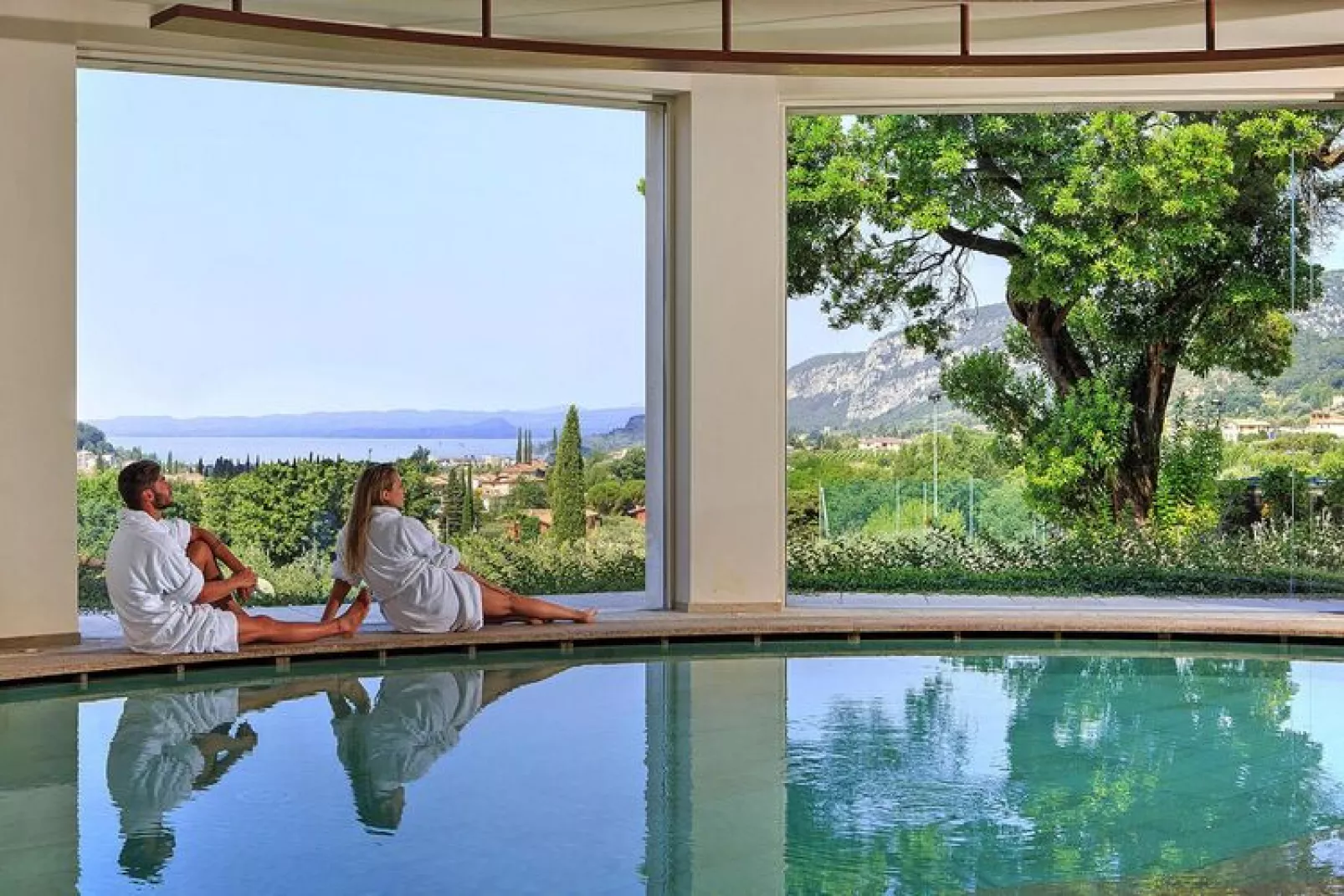 Apartments Poiano, Garda-bilo lake view-Schwimmbad