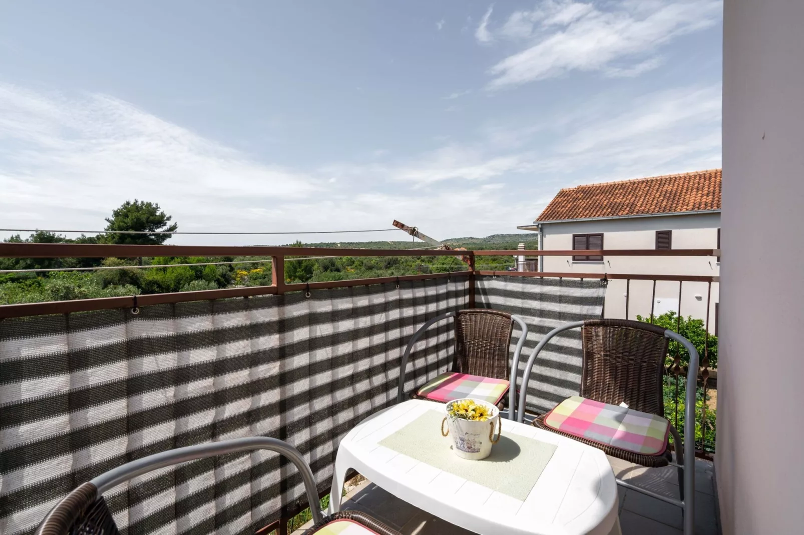 Apartments Mime 1&2-Terrace balcony