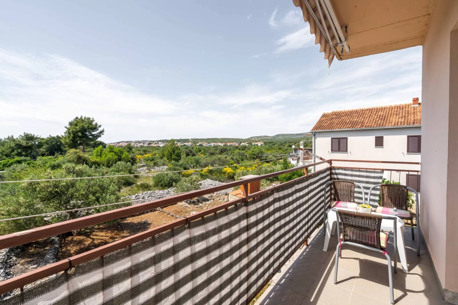 Apartments Mime 1&2-Terrace balcony