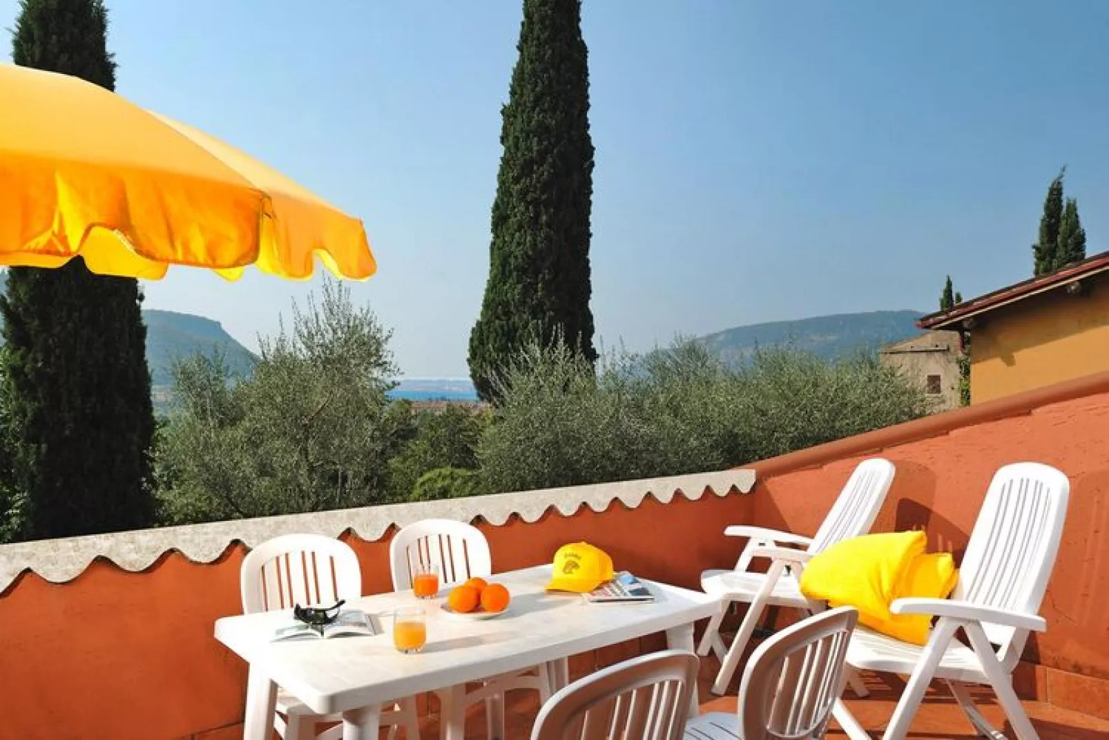 Apartments Poiano, Garda-trilo lake view-Terrace