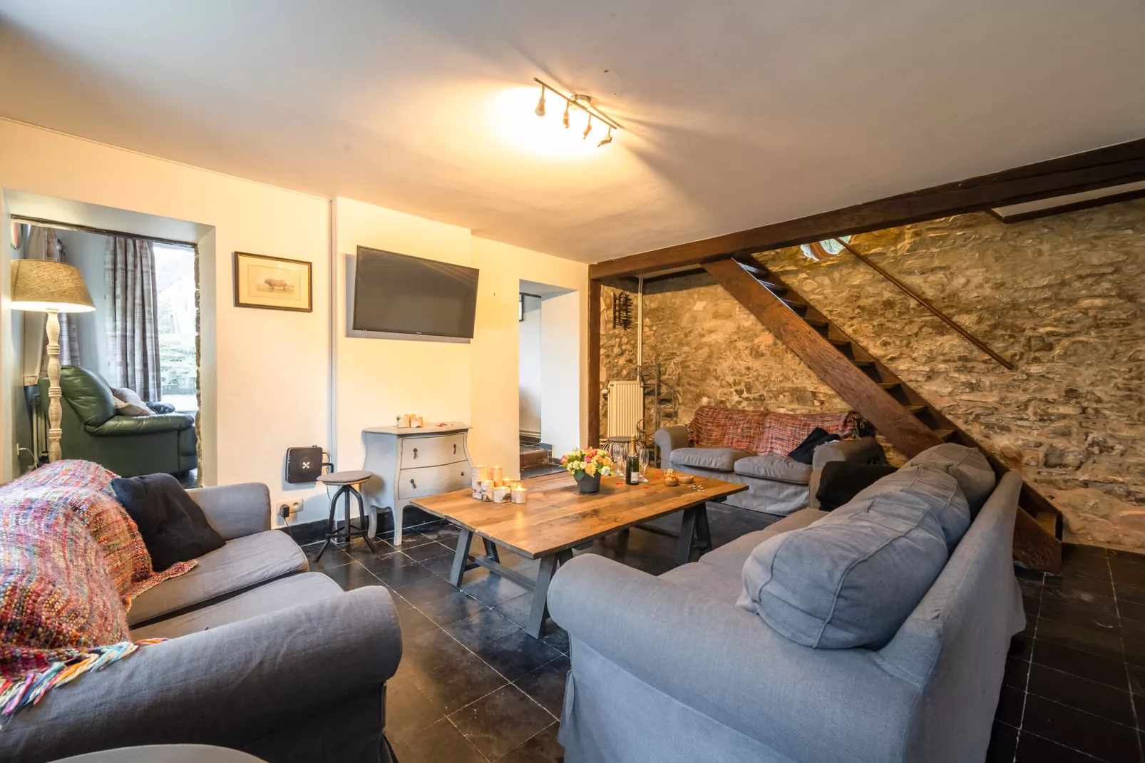 Les Herbes de Maredsous-Living room