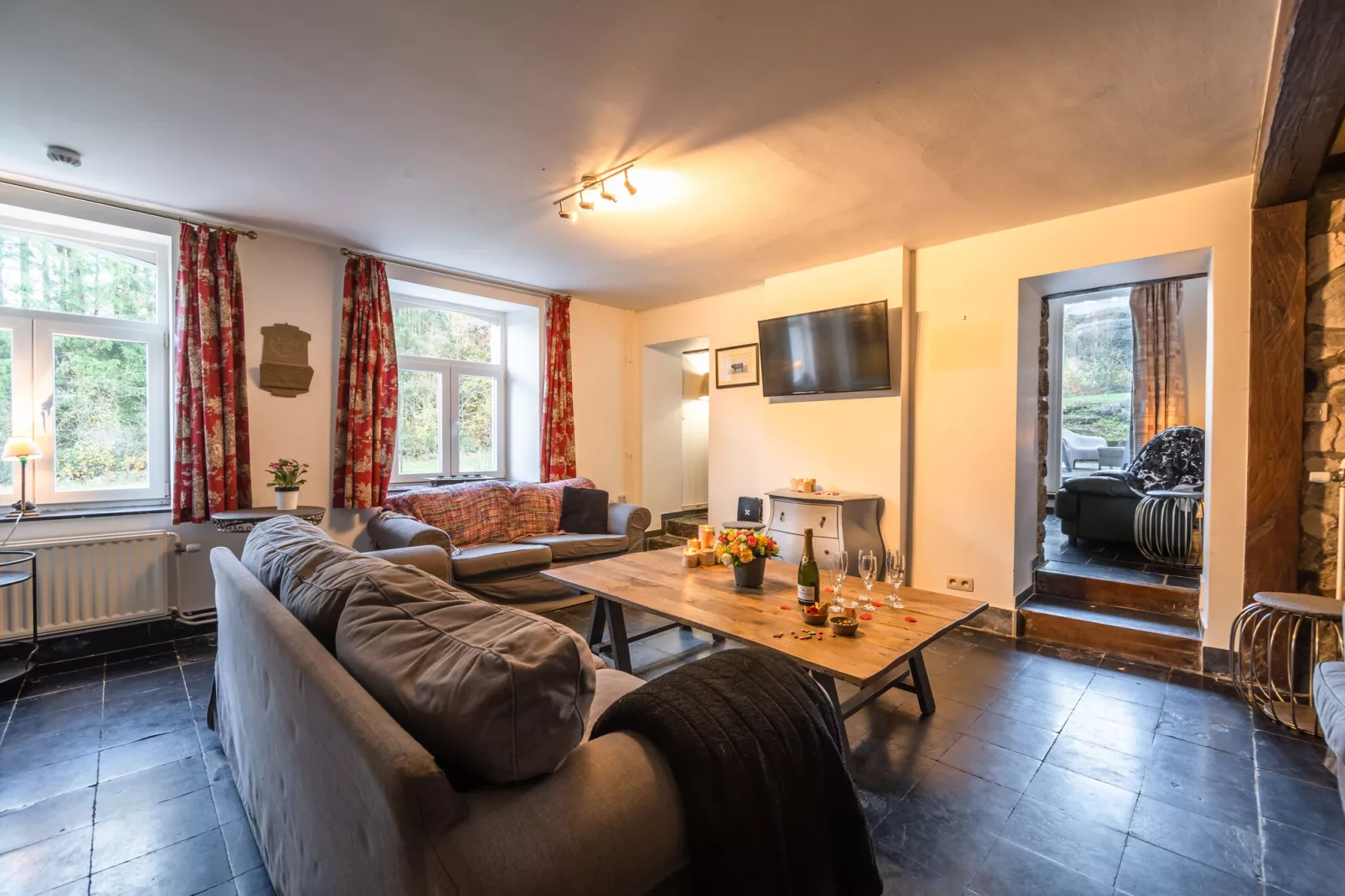 Les Herbes de Maredsous-Living room