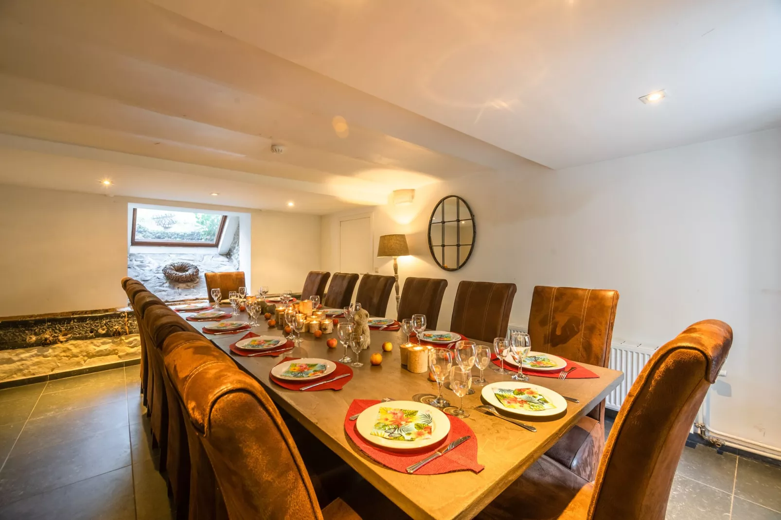 Les Herbes de Maredsous-Dining room