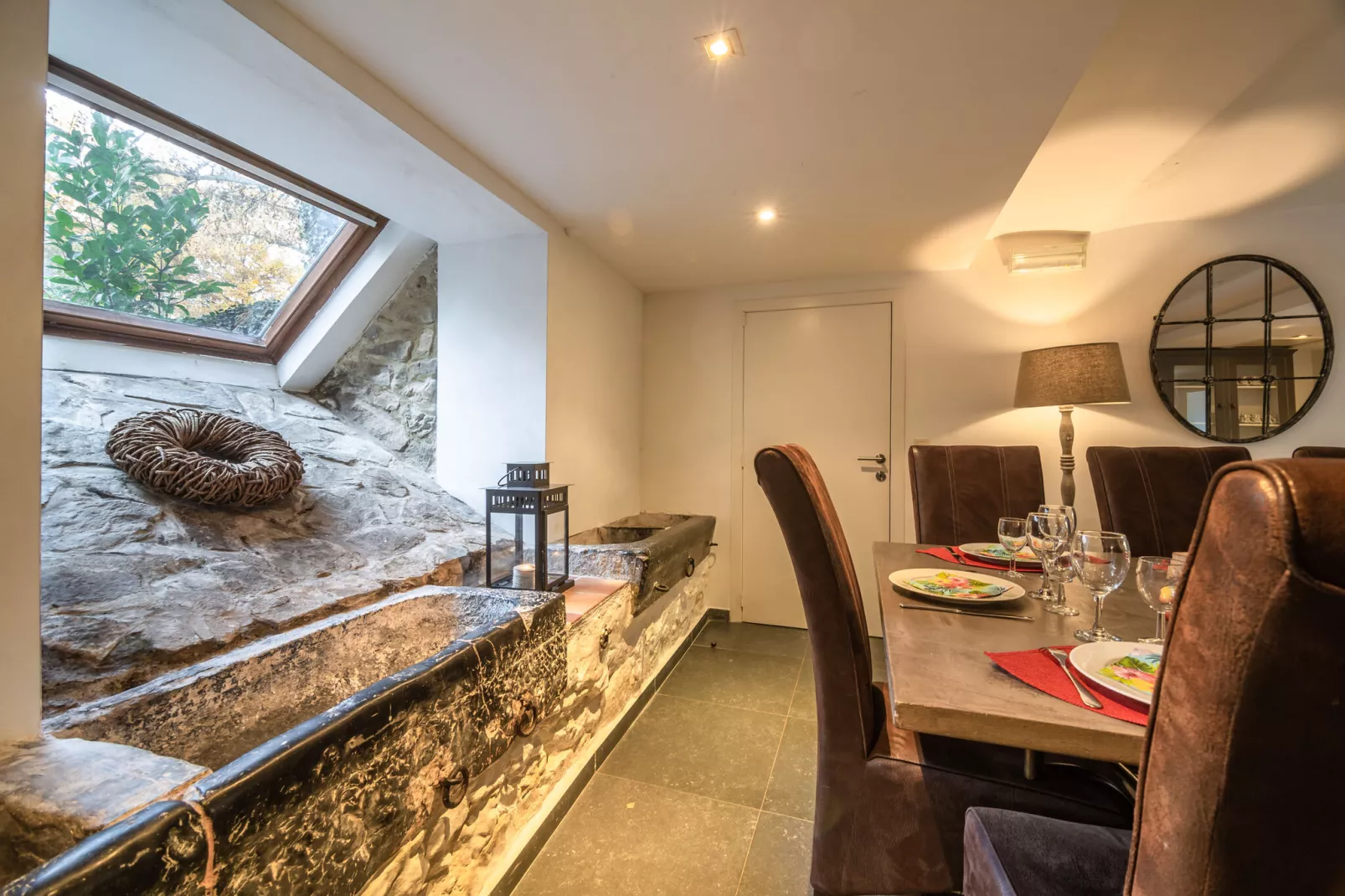 Les Herbes de Maredsous-Dining room