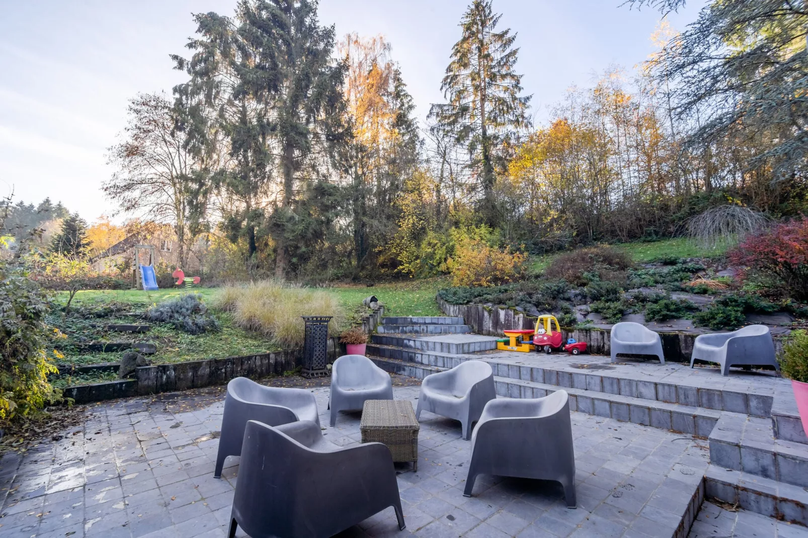 Les Herbes de Maredsous-Garden winter