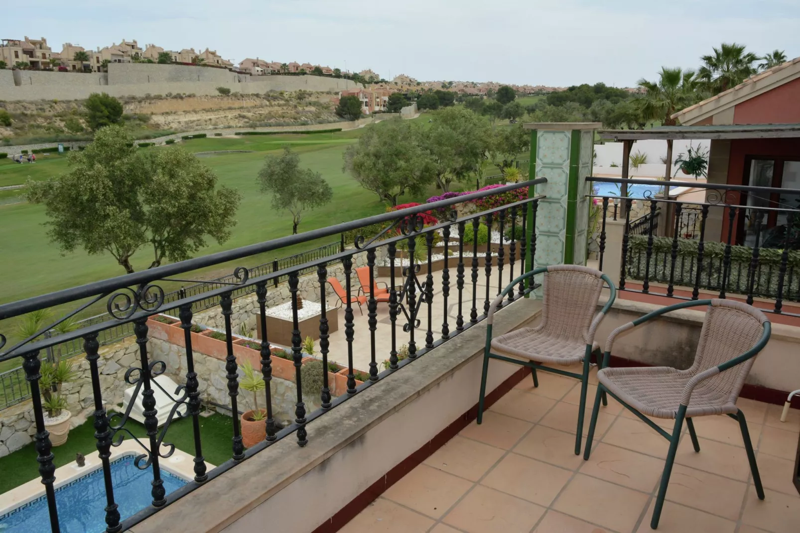 Villa Orange-Vue d'été