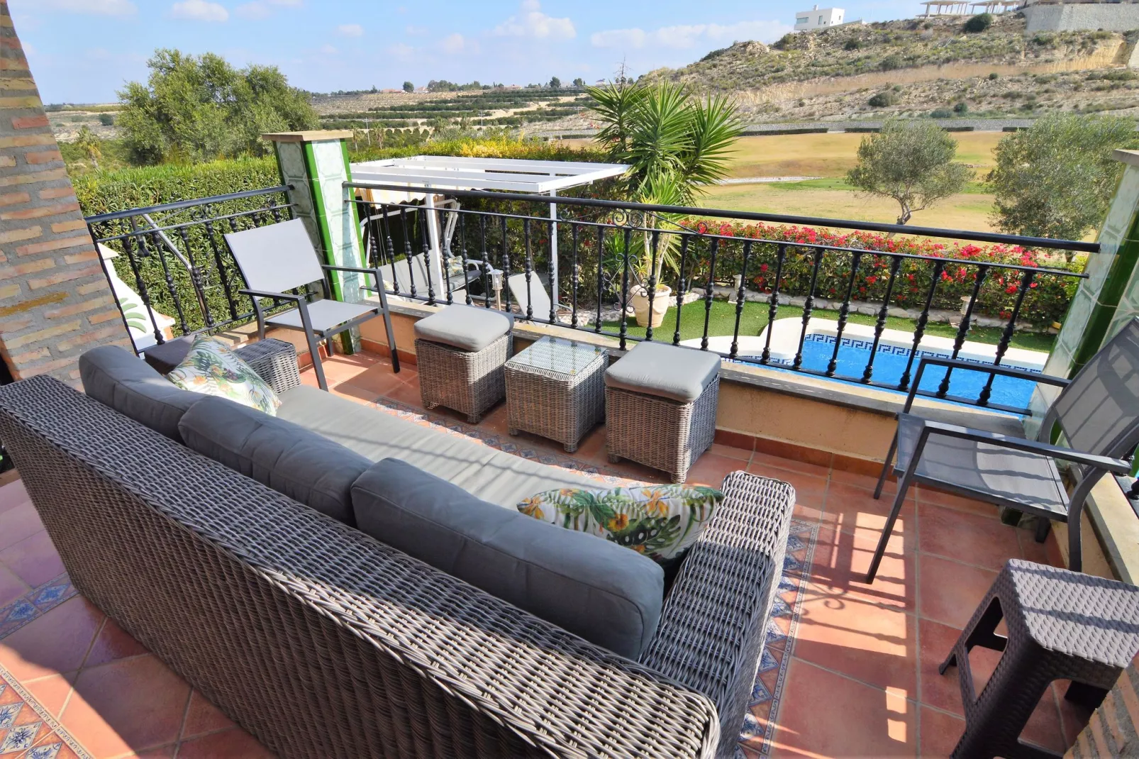 Villa Orange-Vue d'été