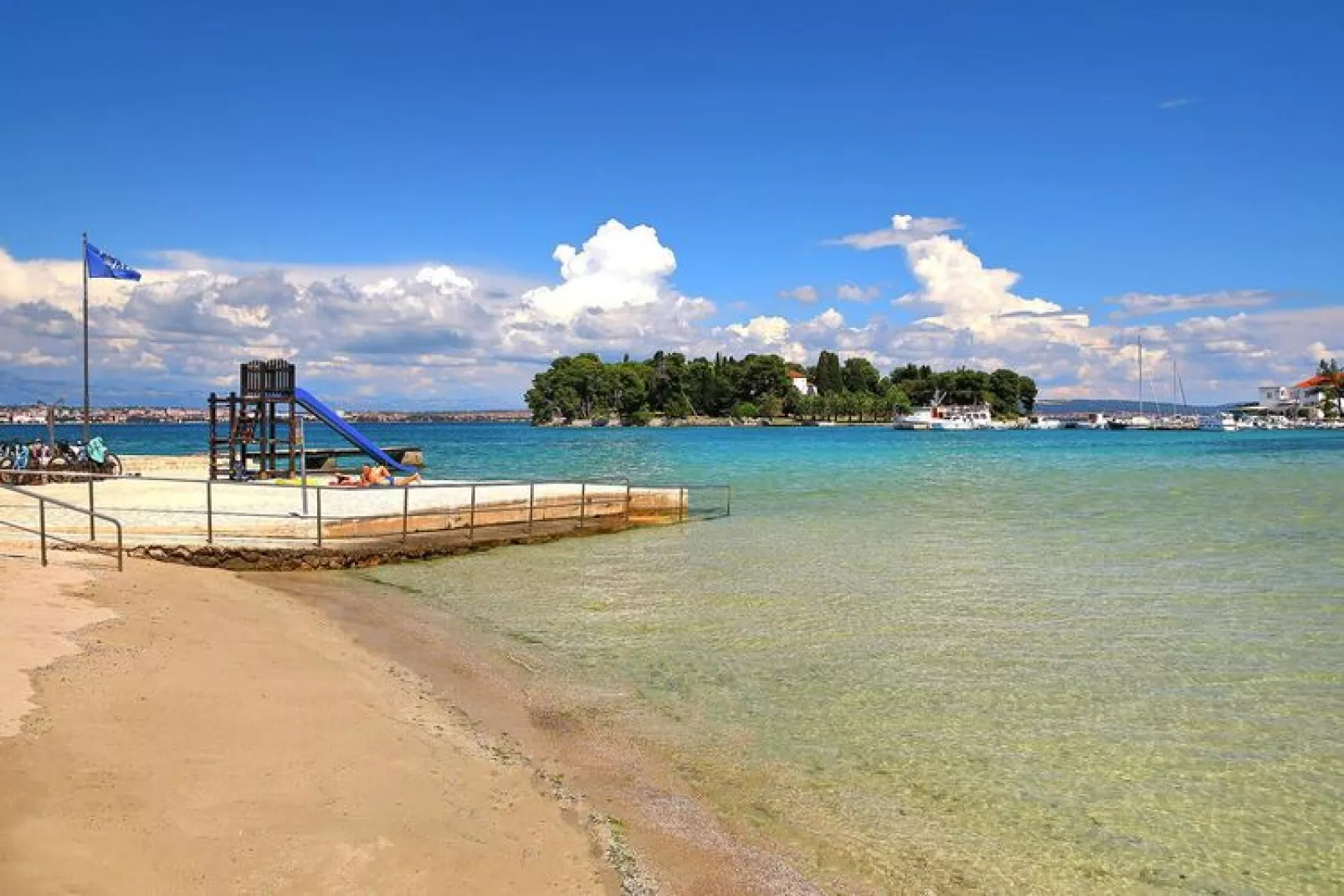 Holiday resort Vile Dalmacija, Preko-3-Raum-App., Classic 4+2, ca. 42 qm für 6 Pers.-Water view