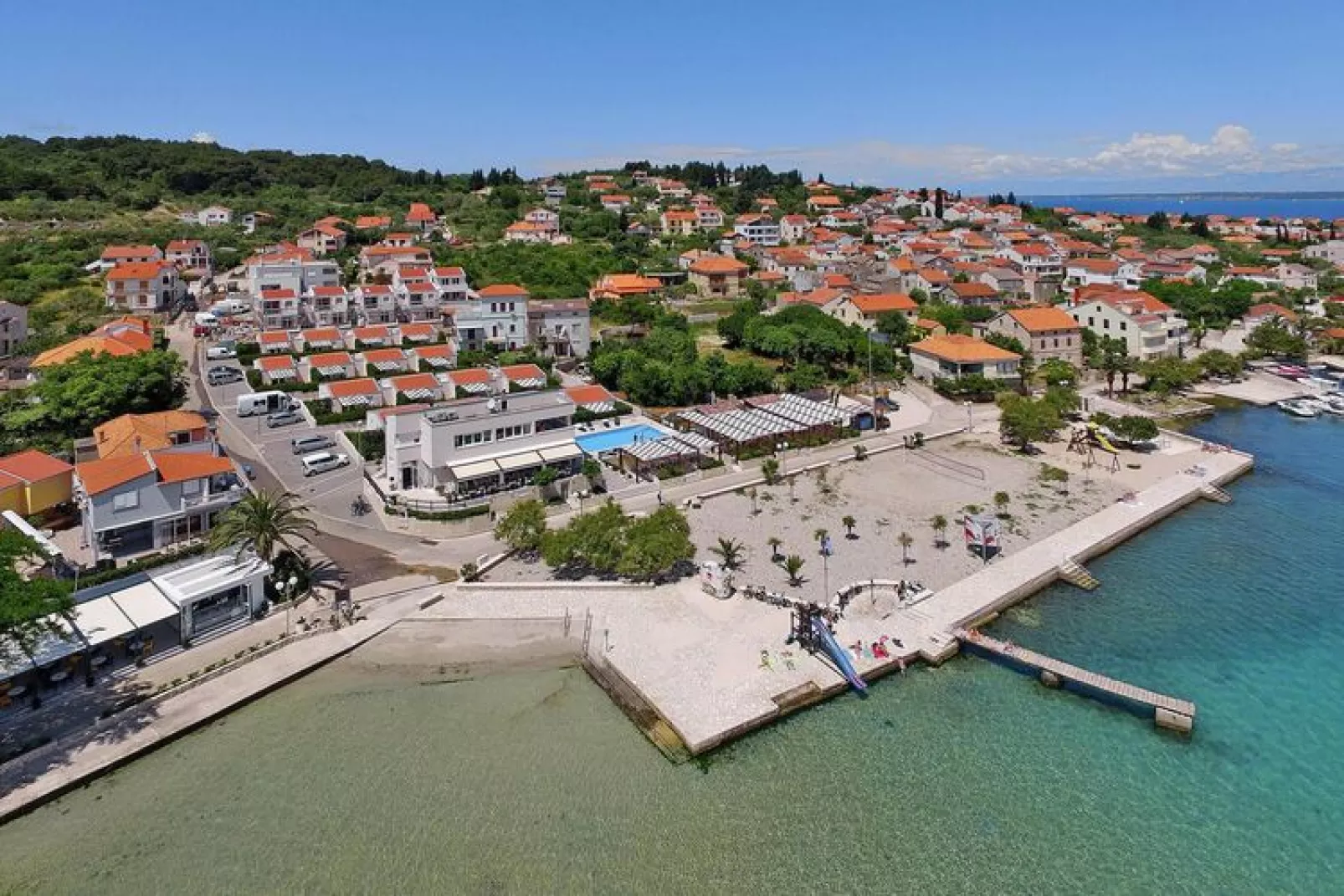 Holiday resort Vile Dalmacija, Preko-3-Raum-App., Classic 4+2, ca. 42 qm für 6 Pers.-Water view