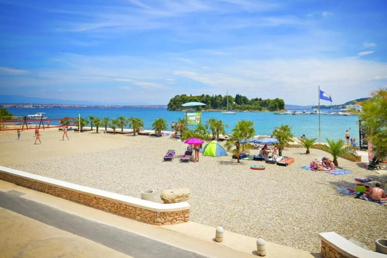 Holiday resort Vile Dalmacija, Preko-3-Raum-App., Classic 4+2, ca. 42 qm für 6 Pers.-Water view
