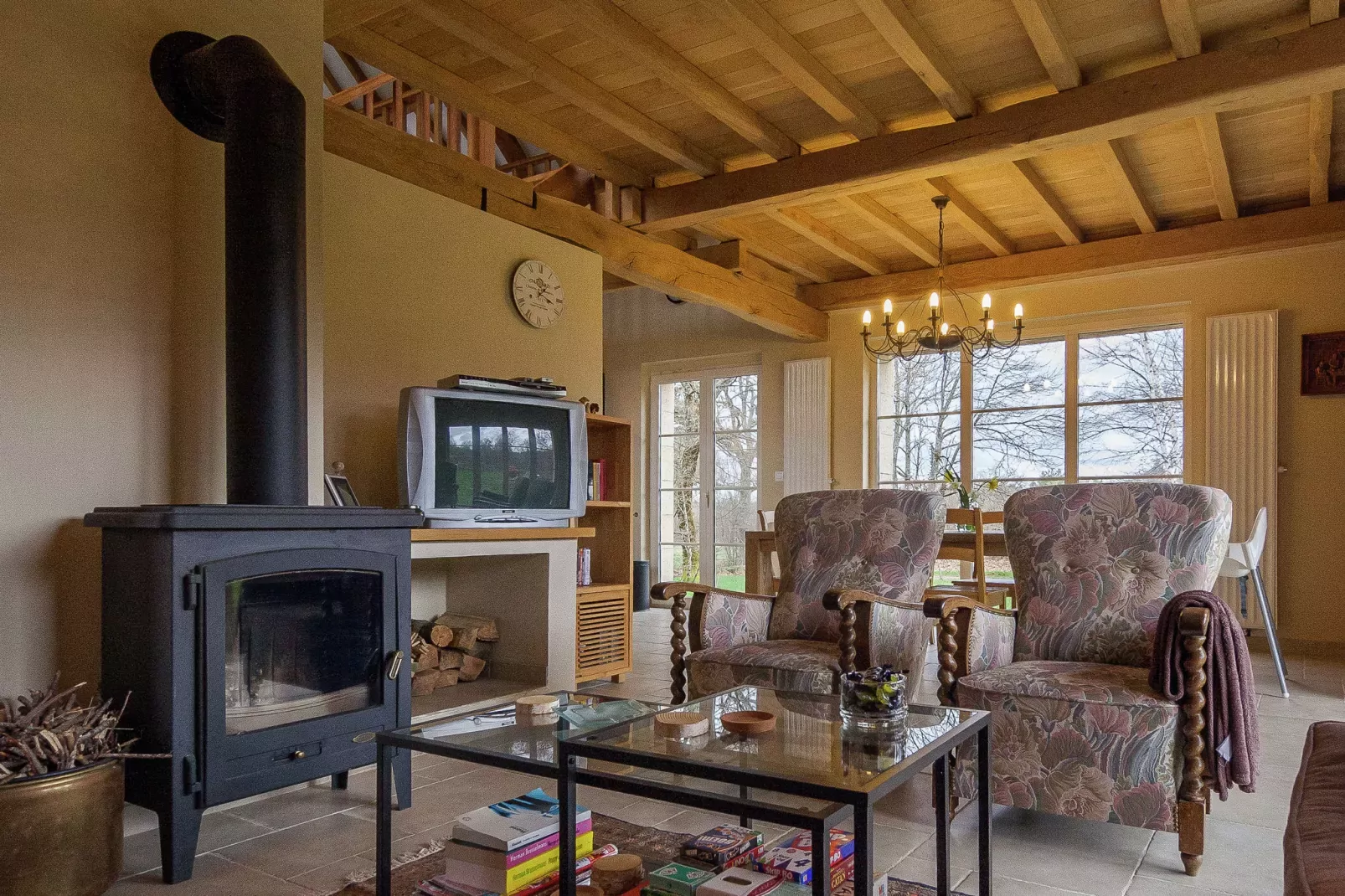 La grange des mille étoiles-Living room