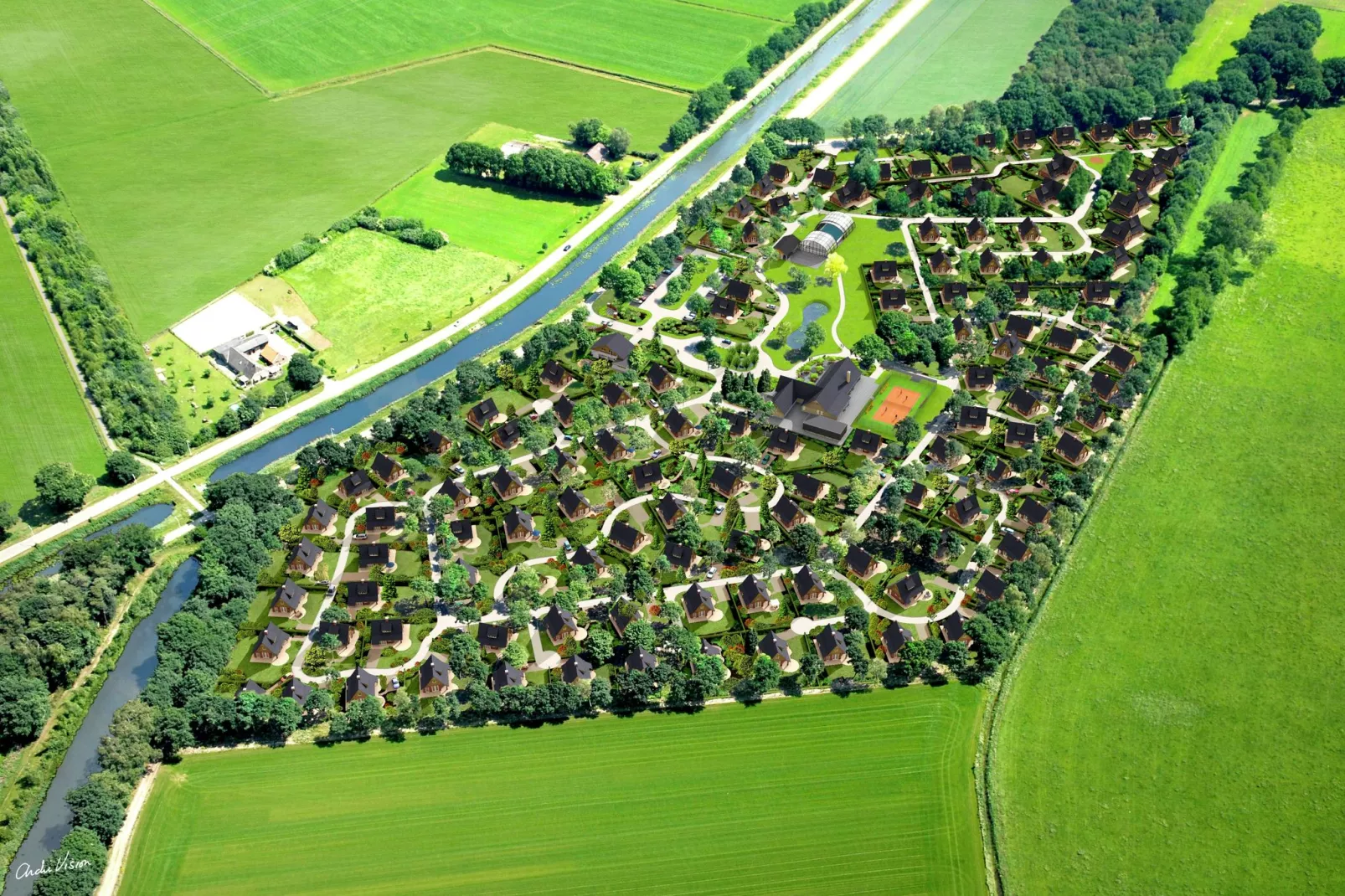 Hof van Salland 10-Areas summer 1km