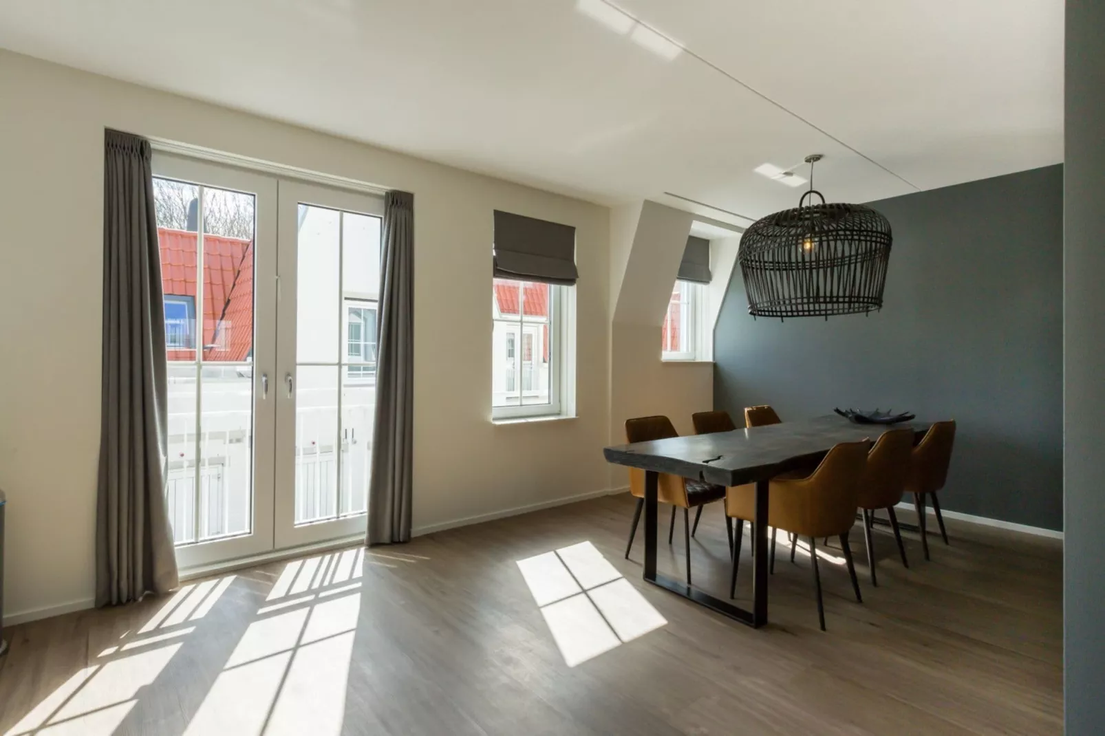 Appartement Kaapduinseweg 13 Dishoek 13D luxe 6p sauna-Salle à manger
