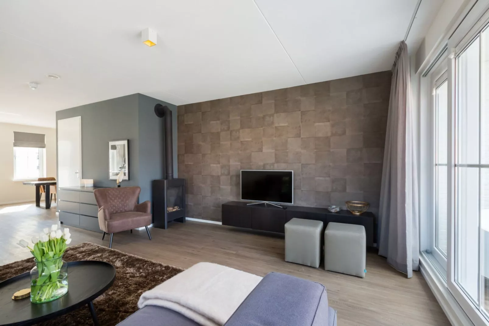 Appartement Kaapduinseweg 13 Dishoek 13D luxe 6p sauna-Salon