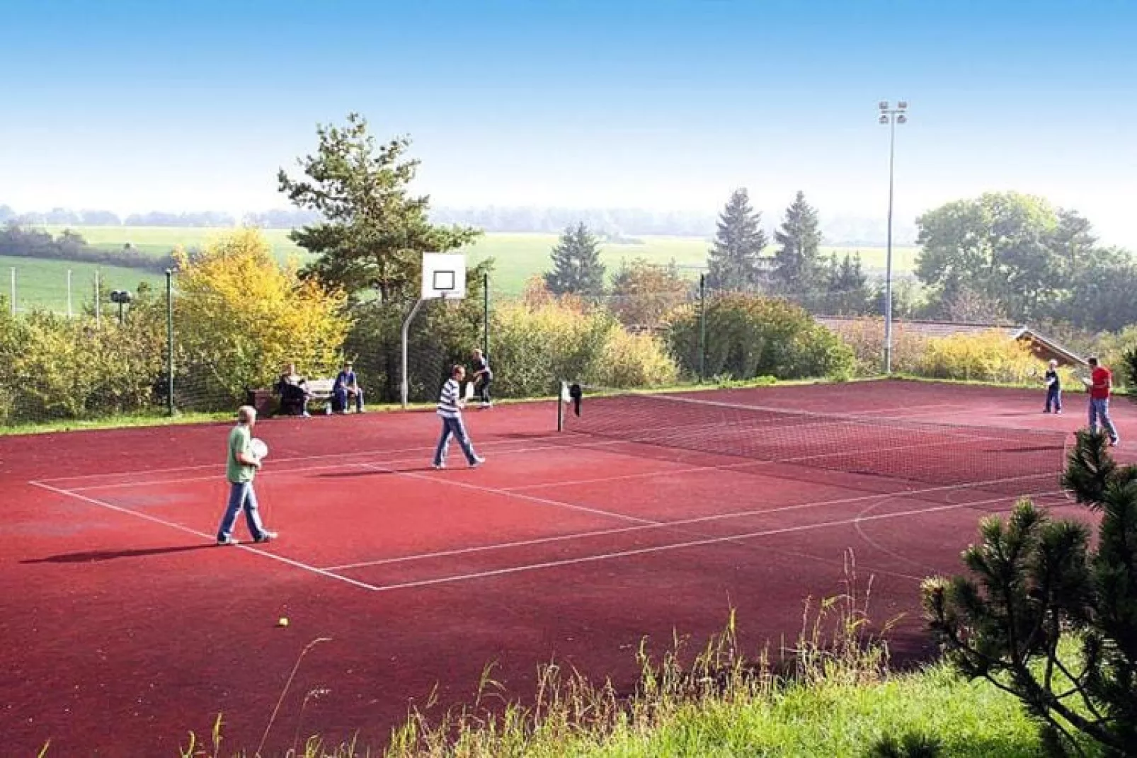 Ferienpark Lauterdörfle -Typ C Tauber 4 Pers 60 qm-Gärten Sommer