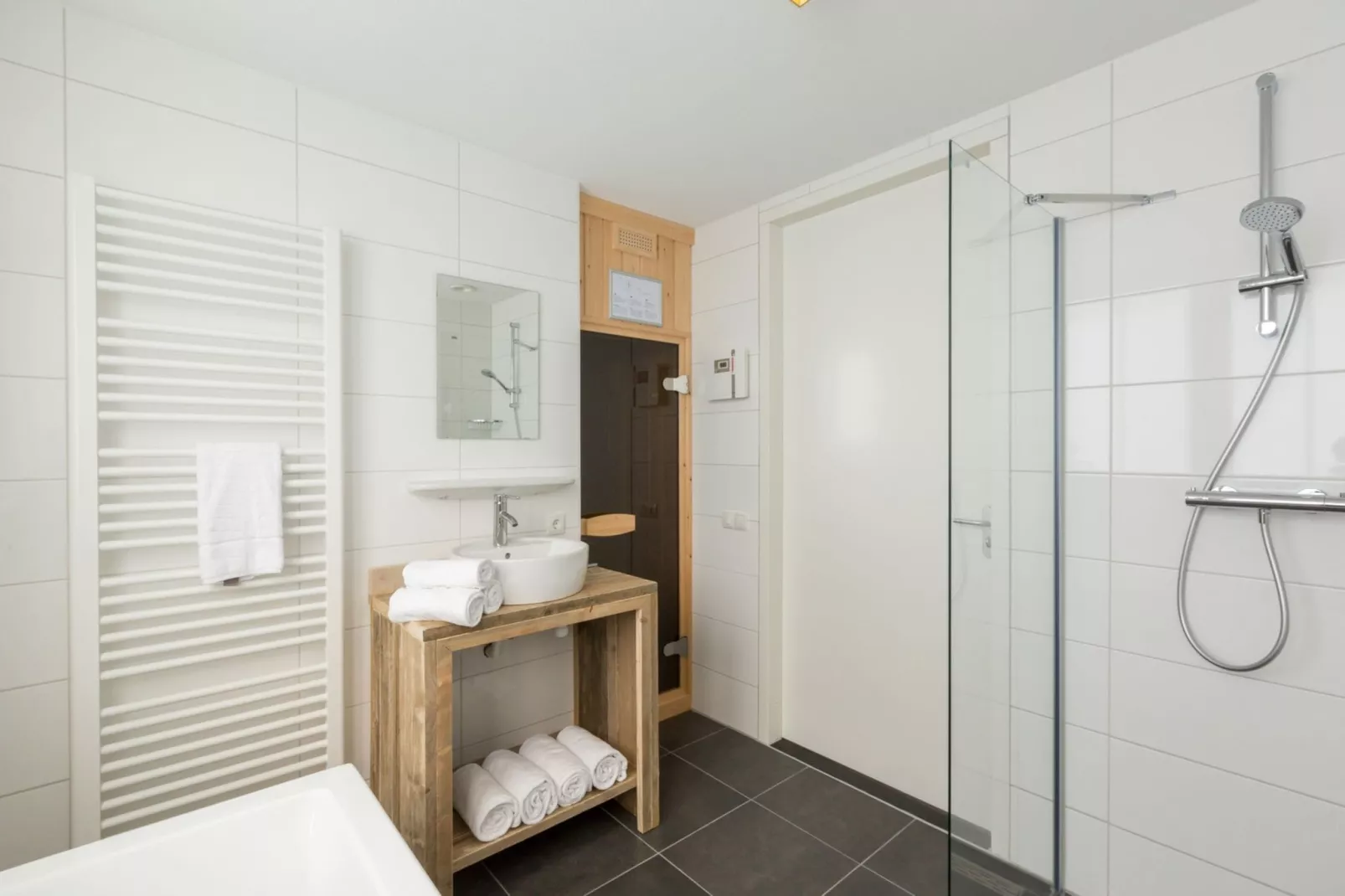 Appartement Kaapduinseweg 13 Dishoek 13D luxe 6p sauna-Salle de bain