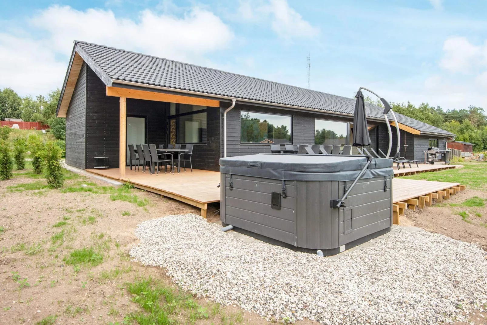 14 Personen Ferienhaus in Ebeltoft-By Traum-Wellnessbereich