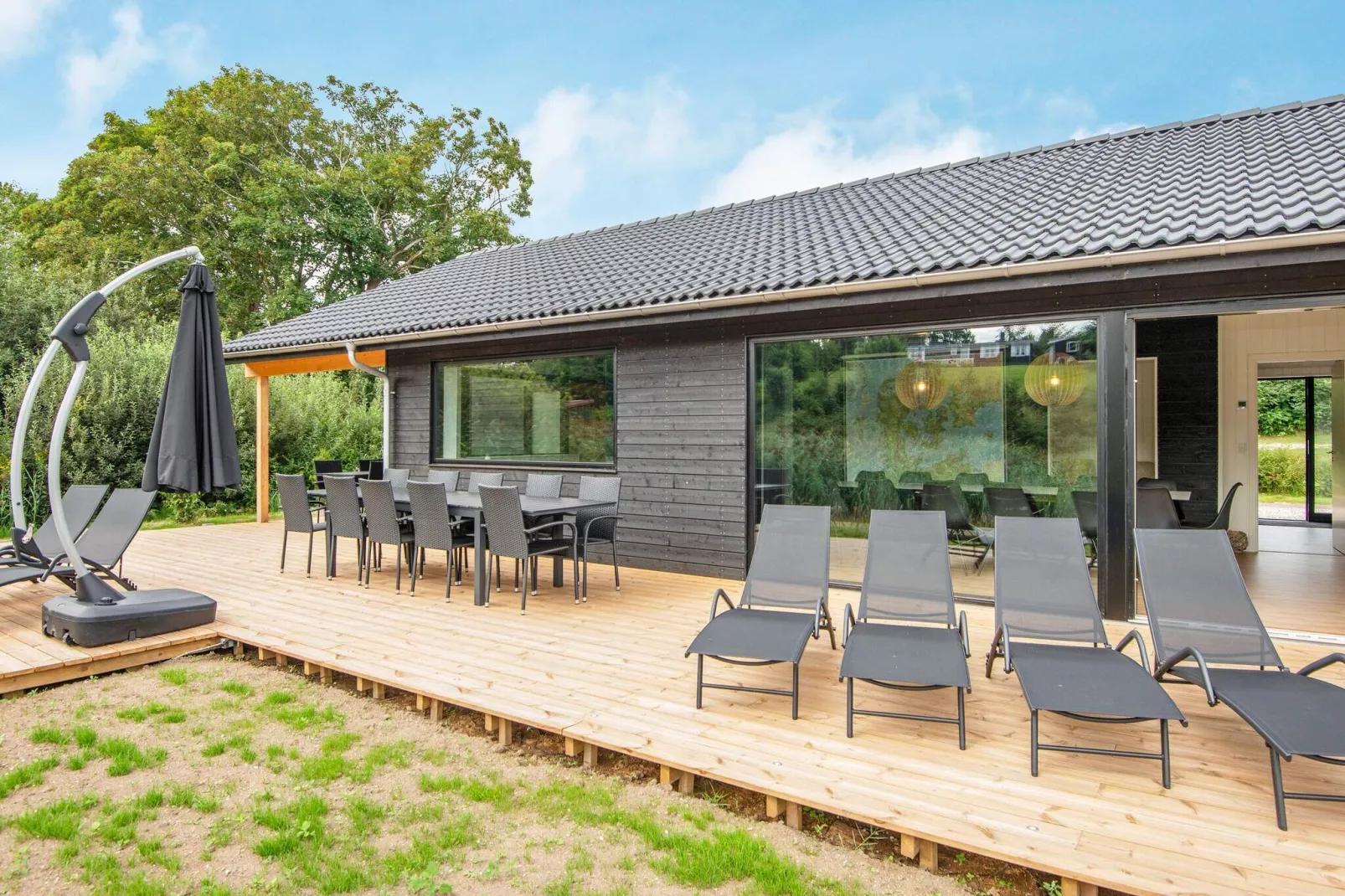 14 Personen Ferienhaus in Ebeltoft-By Traum-Aussicht