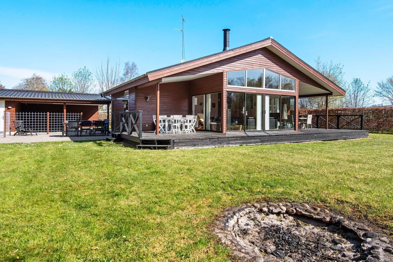 8 Personen Ferienhaus in Glesborg-Aussicht