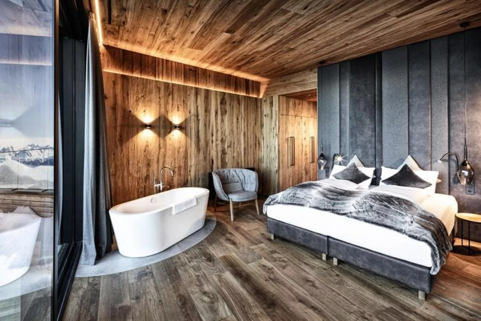 Mountain View Lofts - Granat 4 Personen-Bedroom