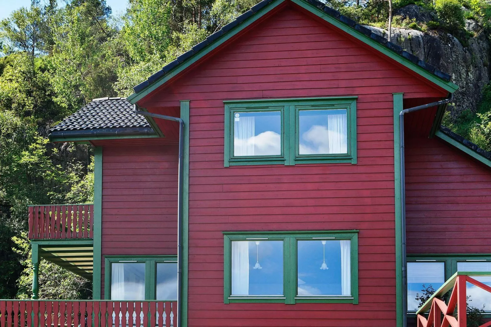 10 Personen Ferienhaus in HOSTELAND-By Traum-Außenbereich