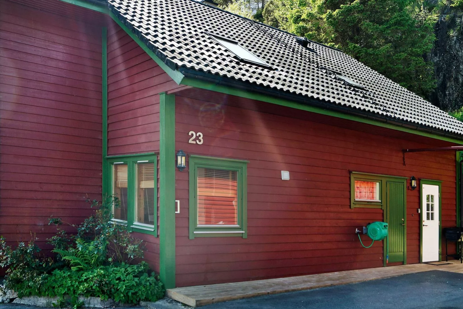 10 Personen Ferienhaus in HOSTELAND-By Traum-Außenbereich