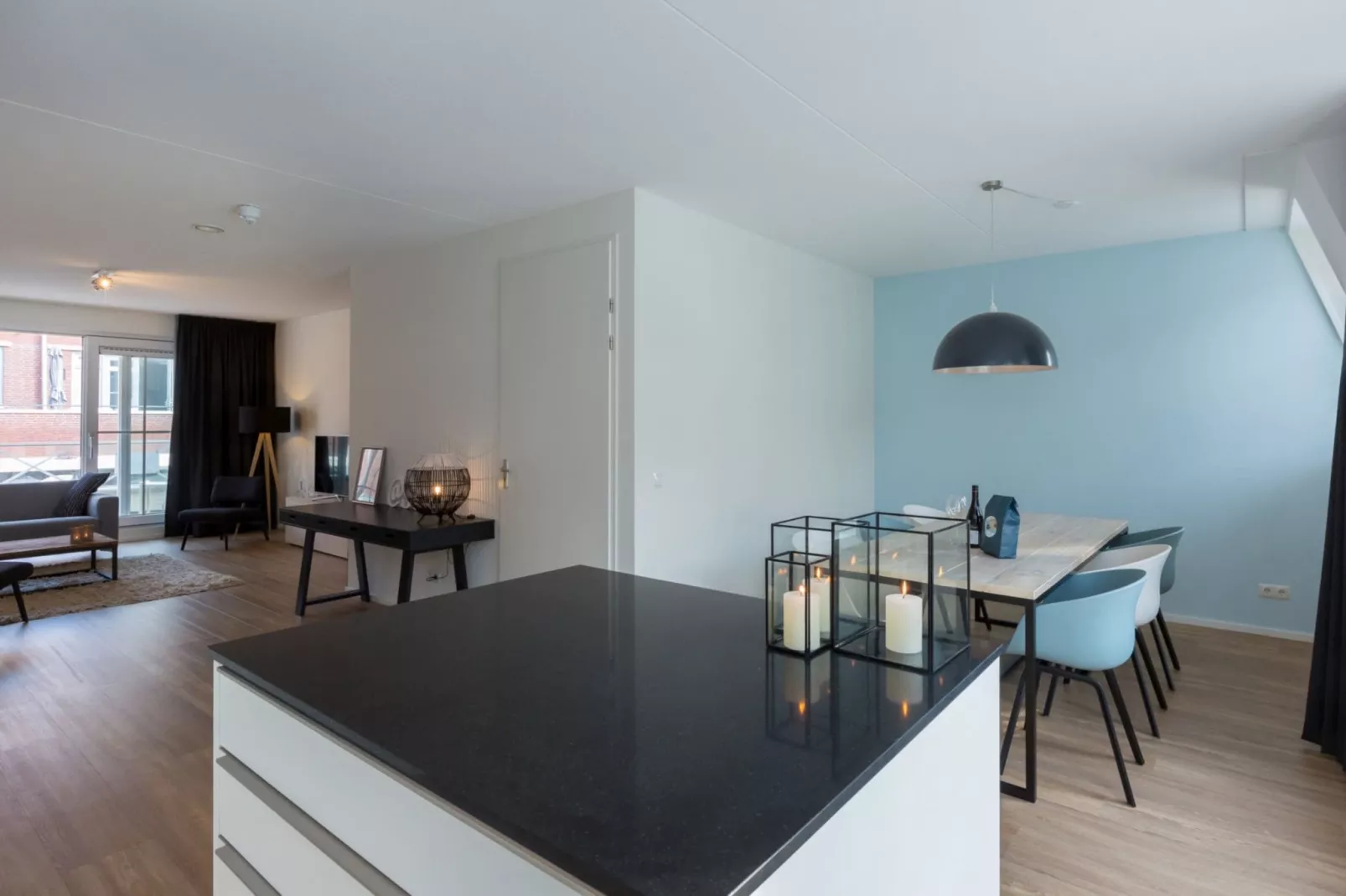 Appartement Duinhof Dishoek - 6 personen sauna-Esszimmer
