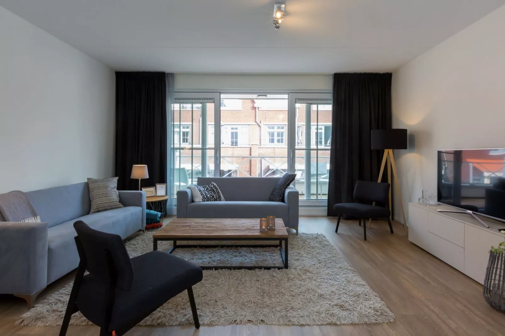 Appartement Duinhof Dishoek - 6 personen sauna-Wohnzimmer