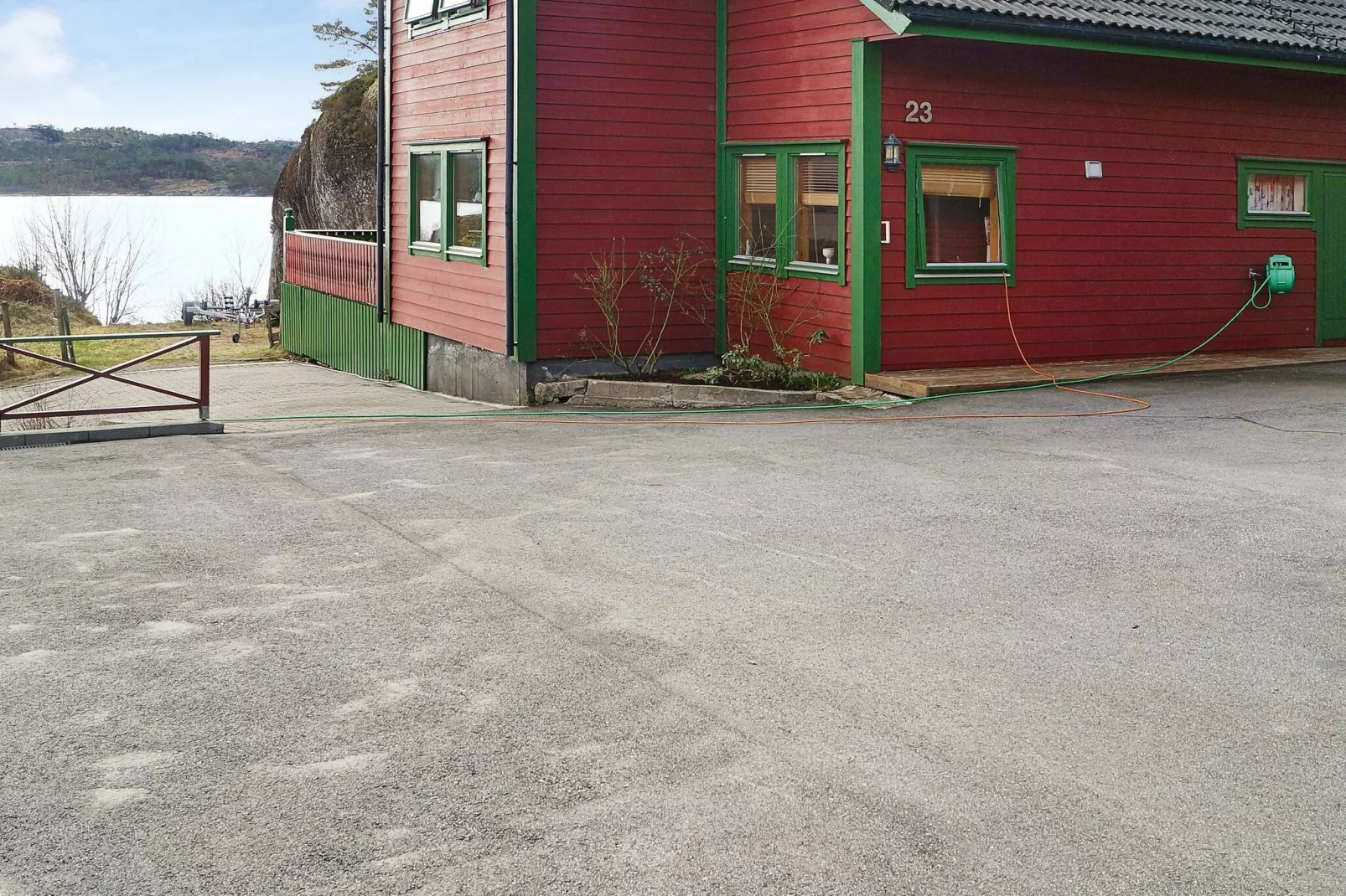 10 Personen Ferienhaus in HOSTELAND-By Traum-Außenbereich