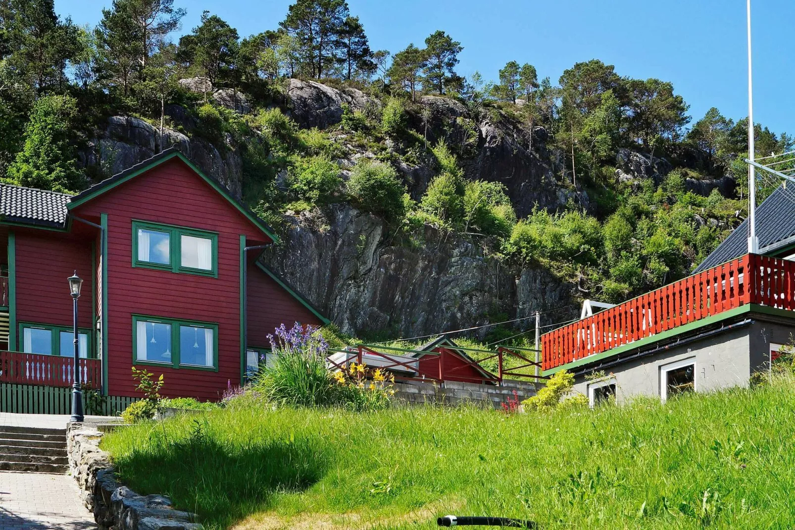 10 Personen Ferienhaus in HOSTELAND-By Traum-Außenbereich