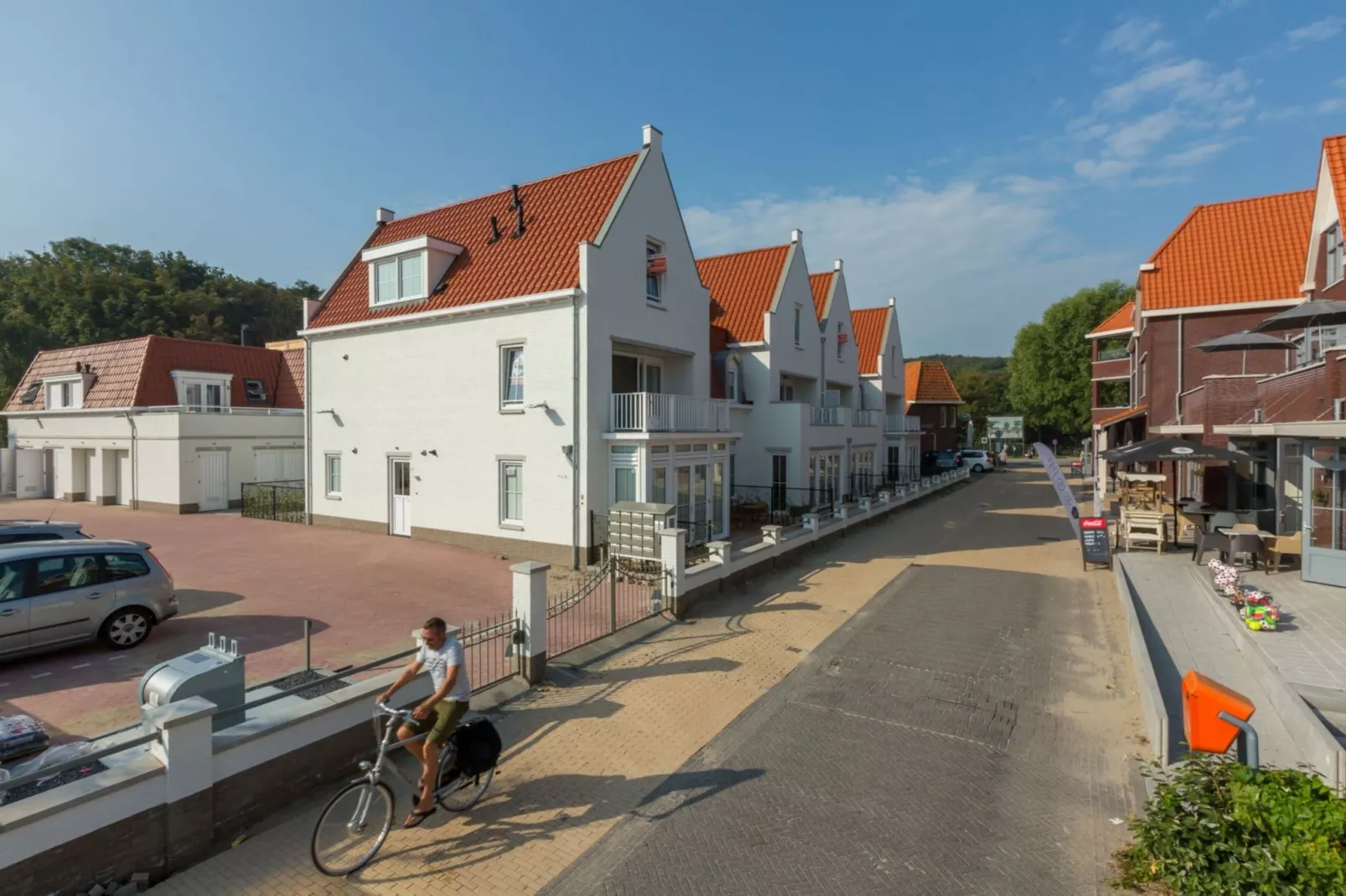 Appartement Duinhof Dishoek - 6 personen sauna-Außenbereich Sommer