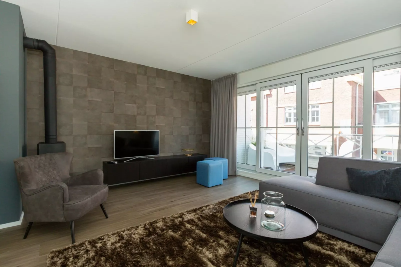 Appartement Duinhof Dishoek - 6 personen sauna-Living room