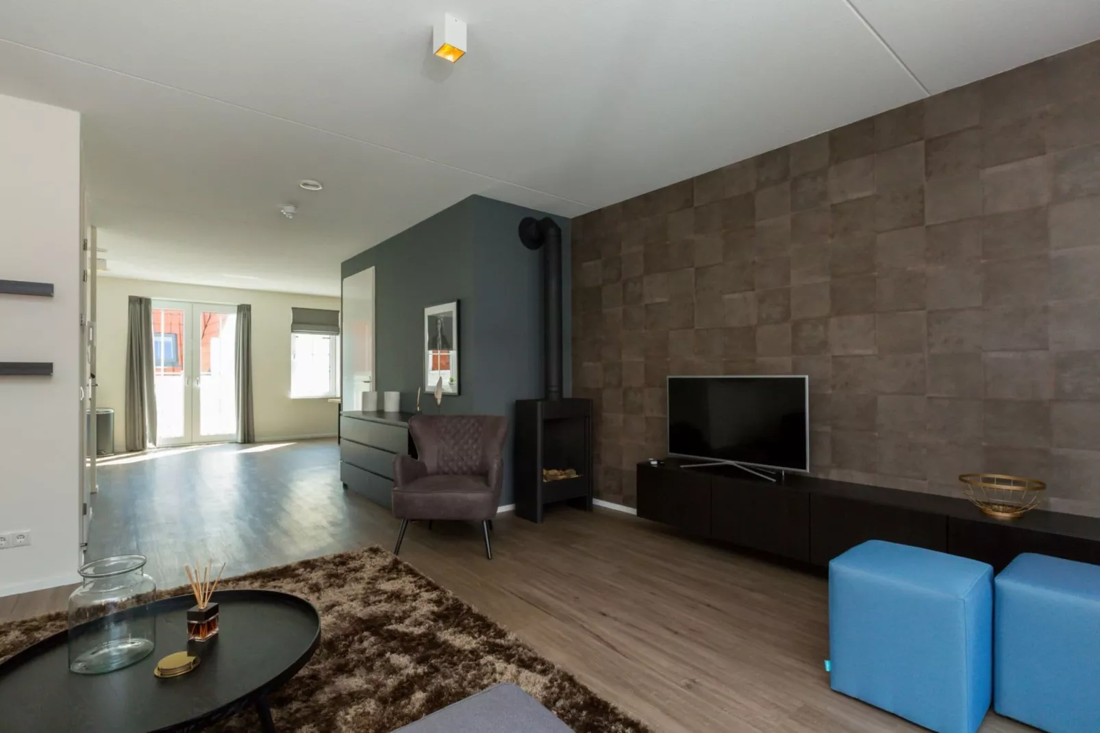 Appartement Duinhof Dishoek - 6 personen sauna-Living room