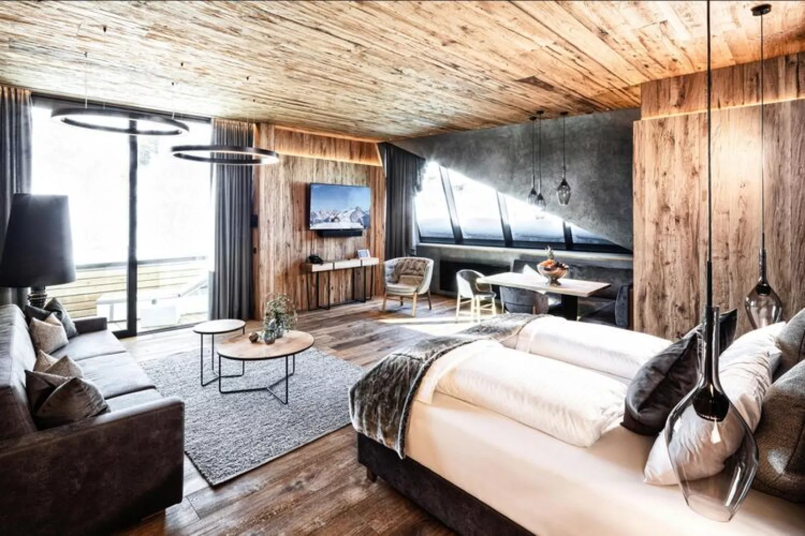 Mountain View Lofts - Granat 3 Personen-Bedroom