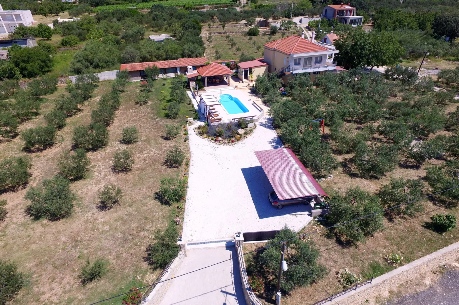 Villa Oliva-Areas summer 1km