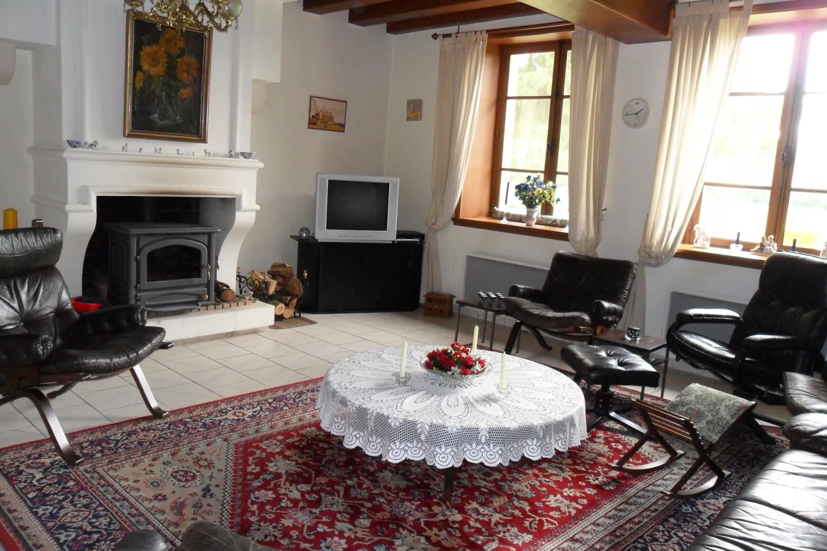 Maison de vacances -   VIEURE-Living room