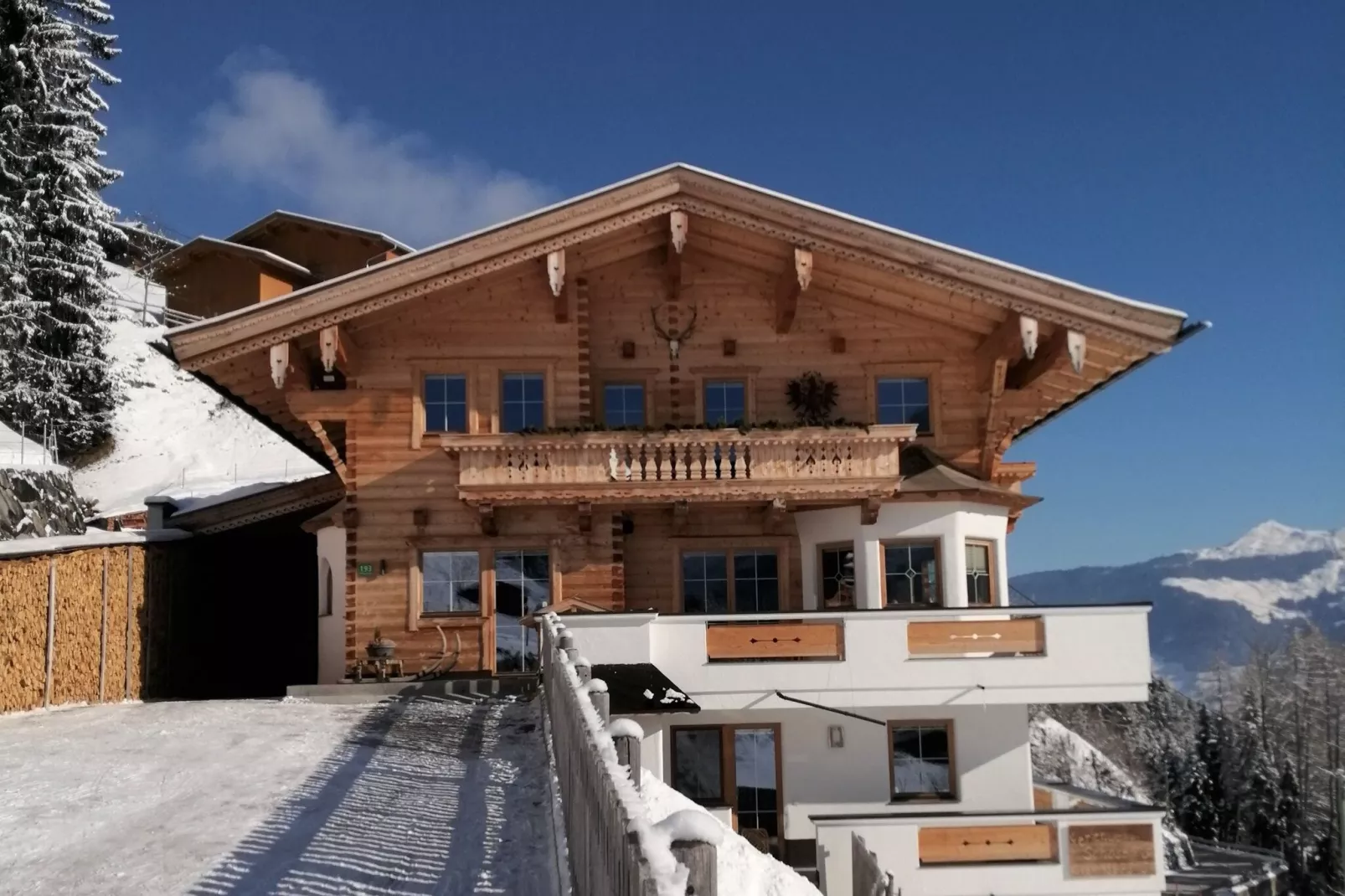 Ferienhaus Schöser-Exterior winter