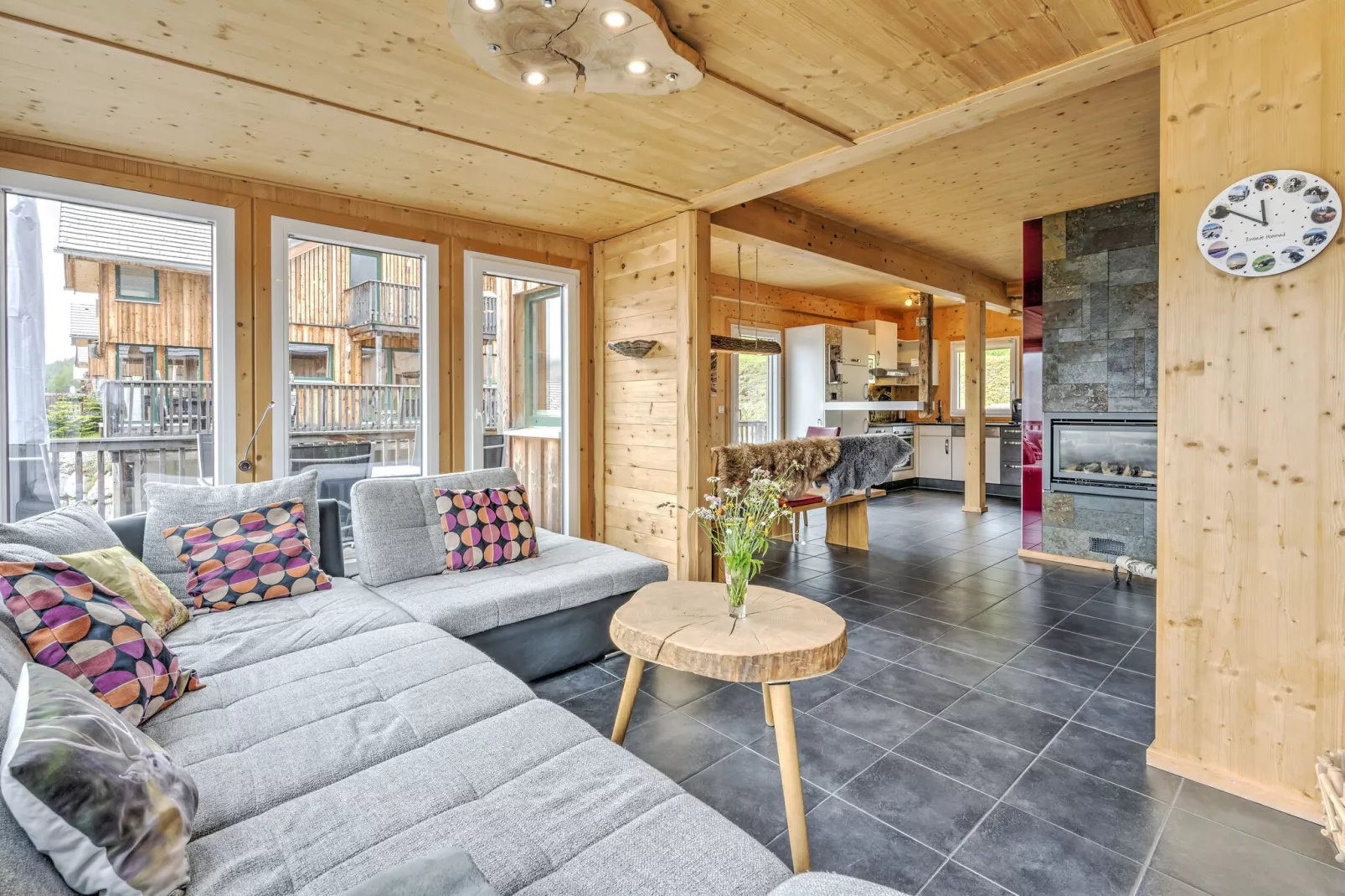 Chalet Zwoade Hoamad-Living room